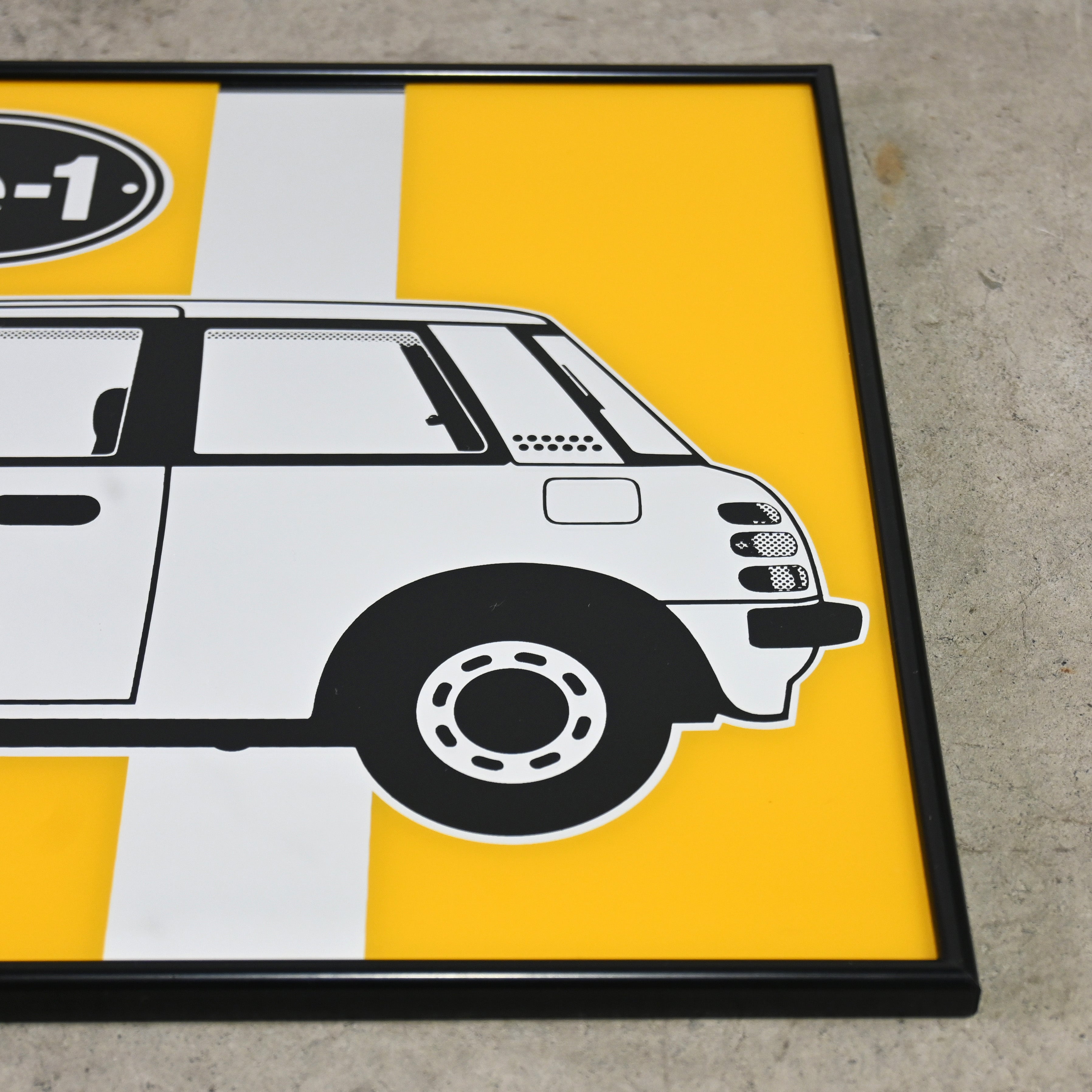 NISSAN Be-1 Pub mirror 1980’s Japanese pike car Retro pop / 日産 ビーワン パブミラー 1980年代 パイクカー レトロポップ