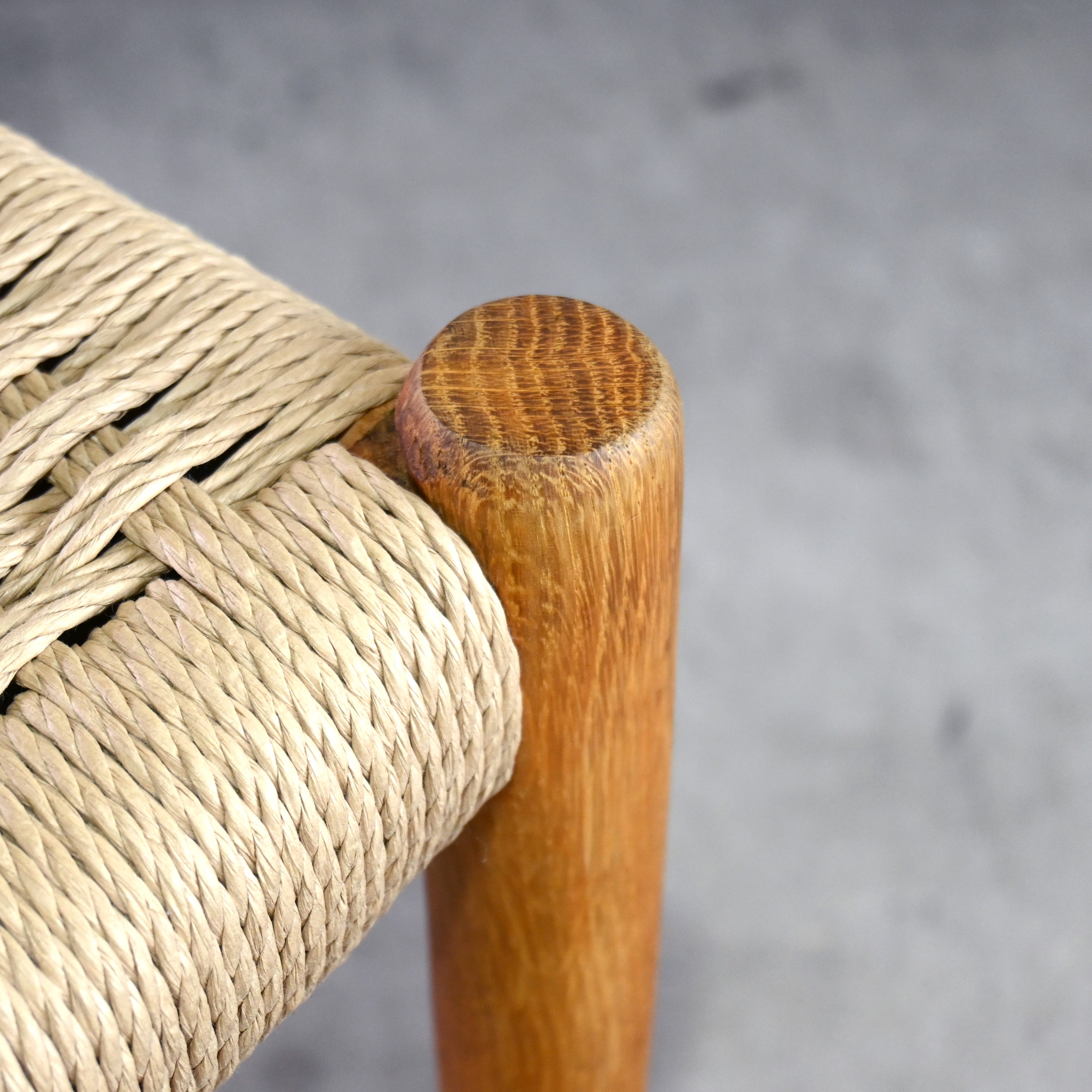Niels O. Møller J.L. Møllers Møbelfabrik Model No.75 Chair Oak × Paper code Remake Danish vintage Scandinavian design / ニールス・オット・モラー J.L.モラー 75チェア オーク材 × ペーパーコード リメイク デンマークヴィンテージ 北欧デザイン