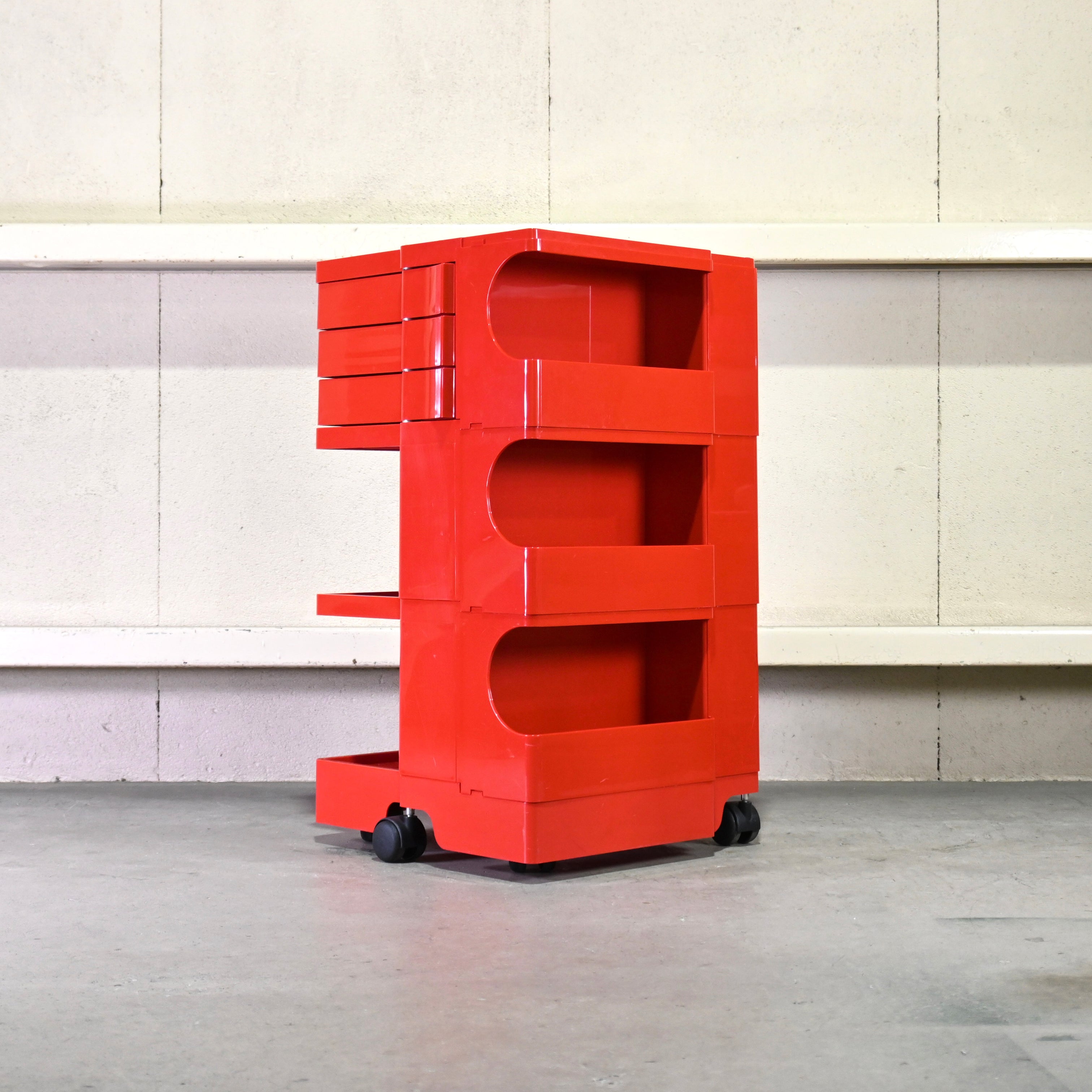 B-LINE Boby Wagon Red Joe Colombo Italian modern design / ビー 