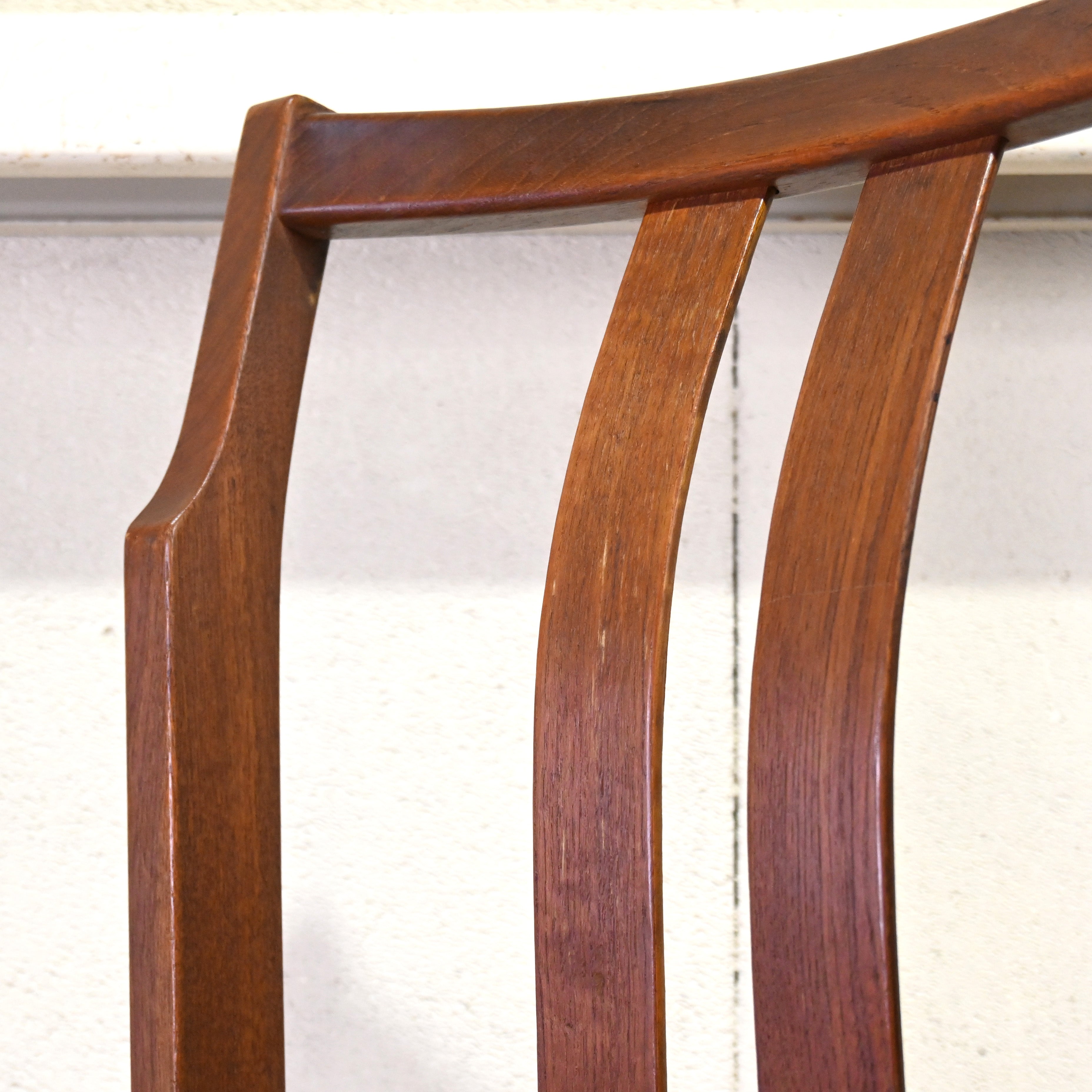 Japan vintage Teakwood Herringbone fabric Dining chair ISETAN Department furniture Scandinavian design / ジャパンヴィンテージ チーク材 ヘリンボーン生地 ダイニングチェア 伊勢丹 北欧デザイン