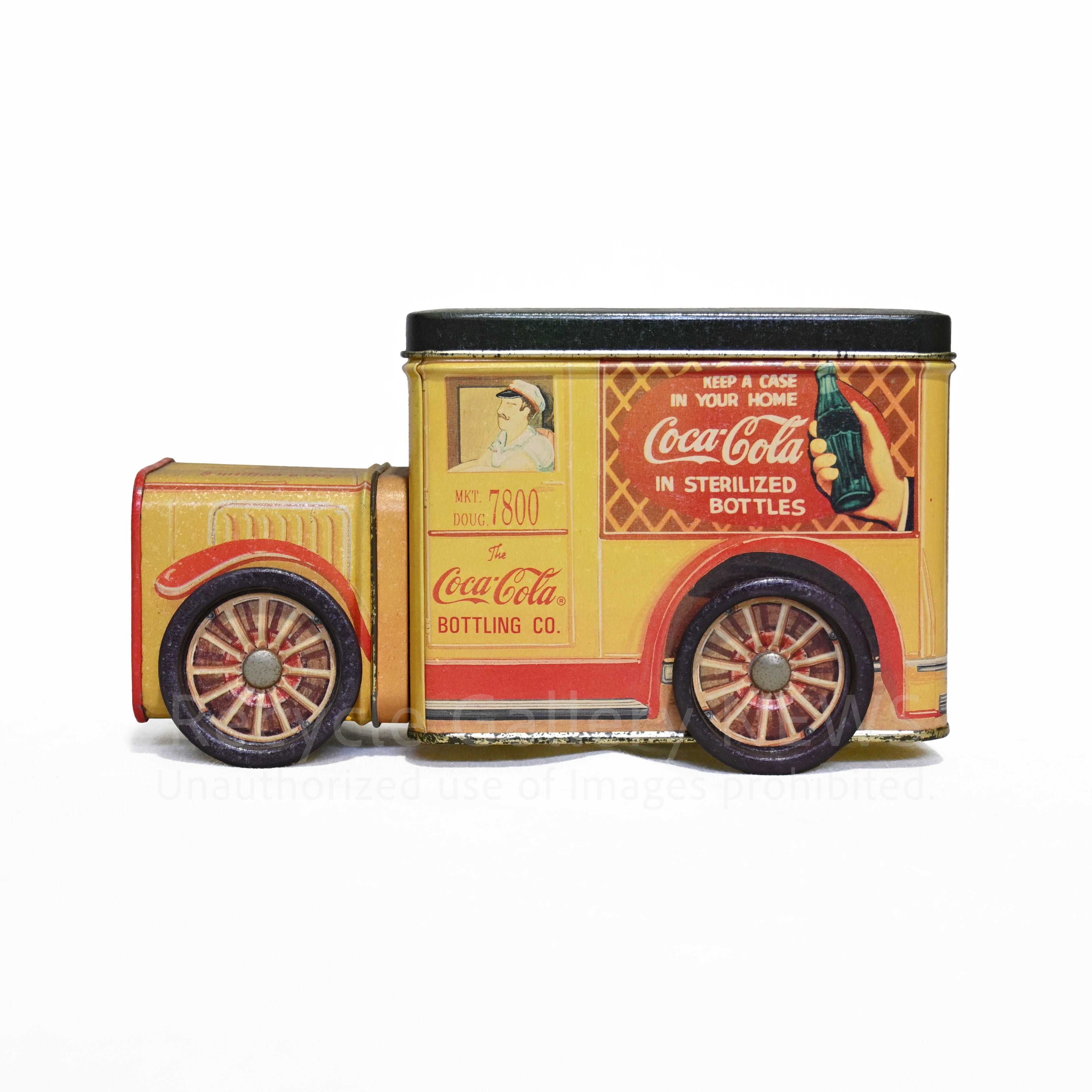 Coca-Cola Truck Tin Can 1990s Vintage Retro / コカコーラ トラック ブリキ缶 1990年代 ヴィンテージ レトロ