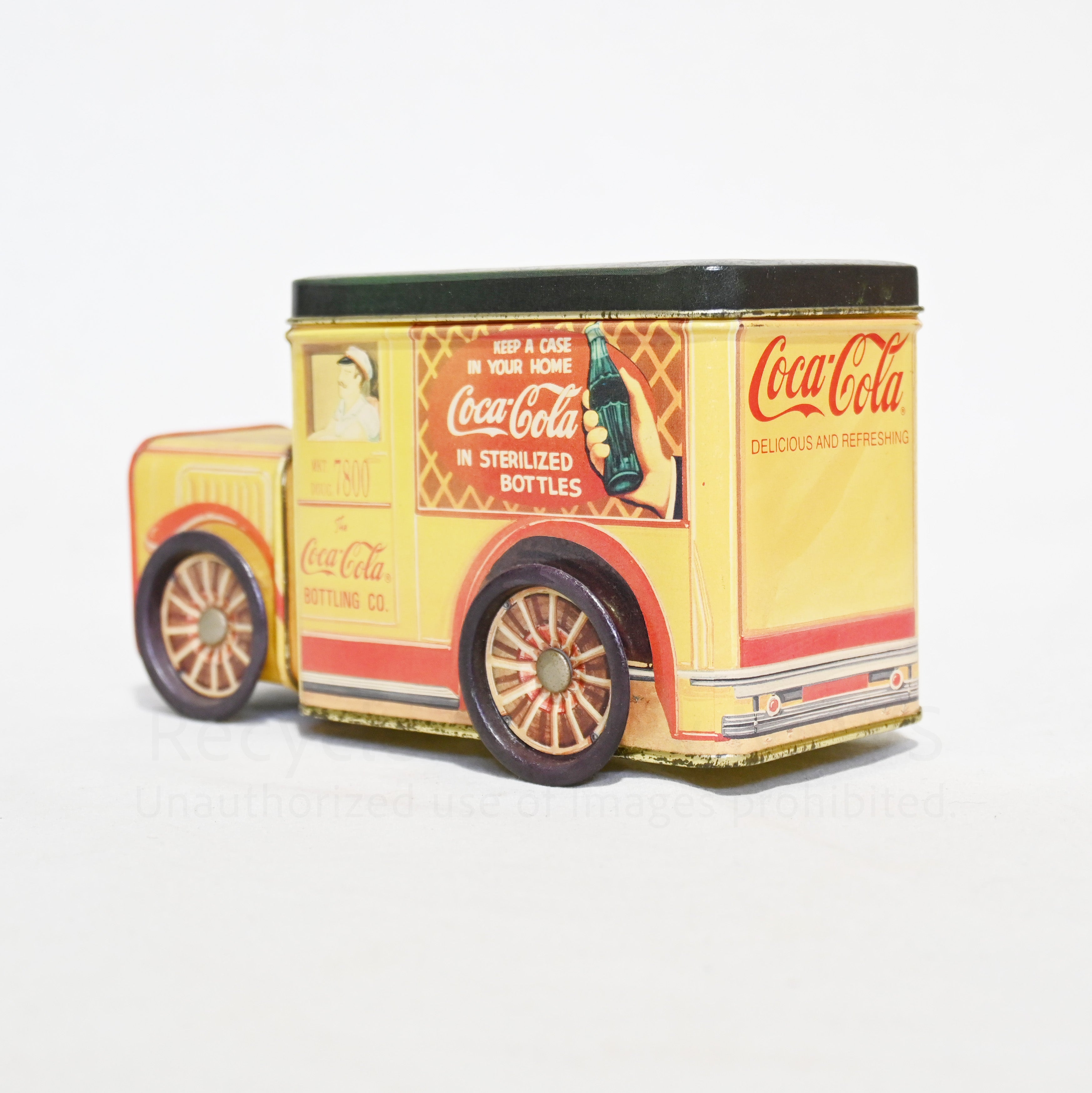 Coca-Cola Truck Tin Can 1990s Vintage Retro / コカコーラ トラック ブリキ缶 1990年代 ヴィンテージ レトロ