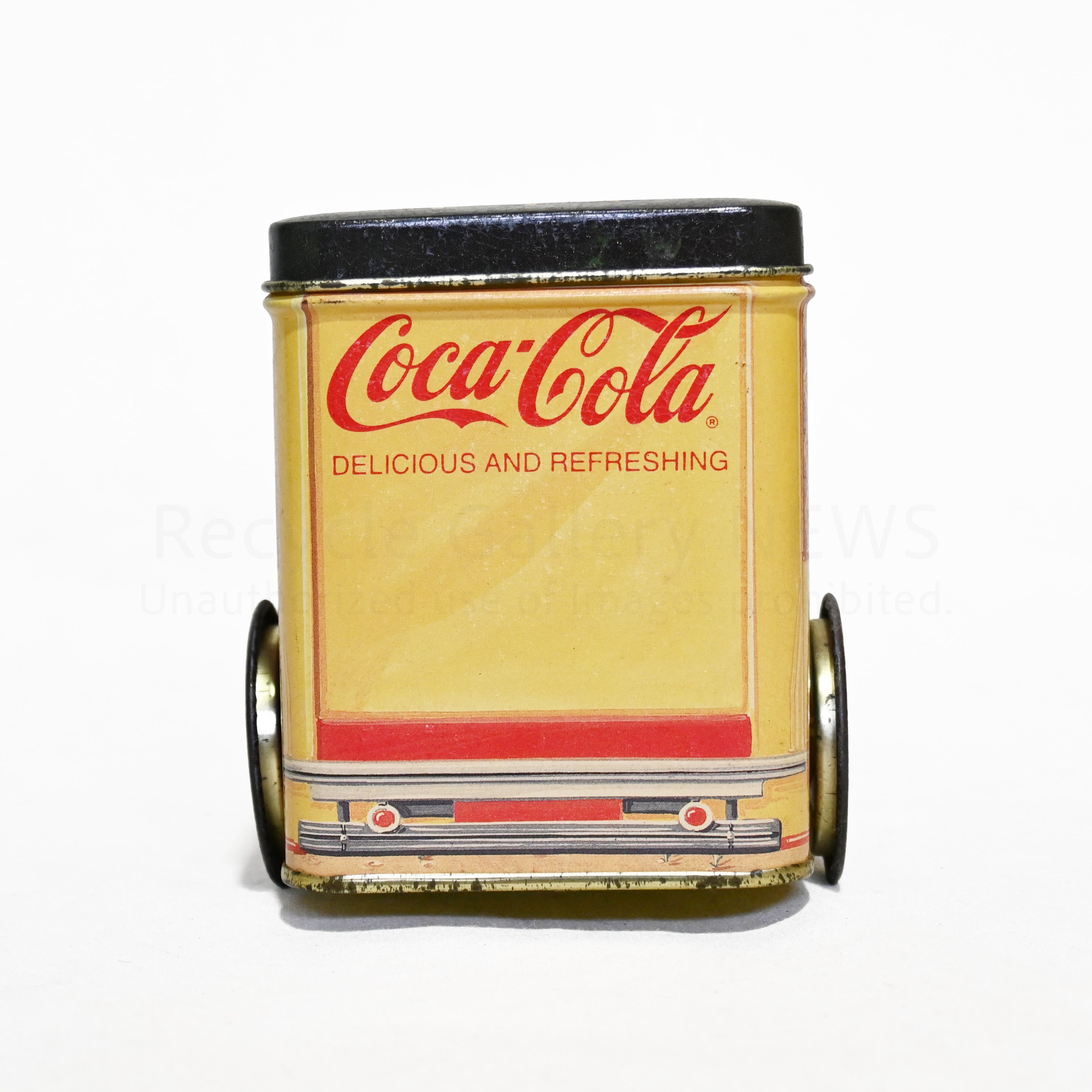 Coca-Cola Truck Tin Can 1990s Vintage Retro / コカコーラ トラック ブリキ缶 1990年代 ヴィンテージ レトロ
