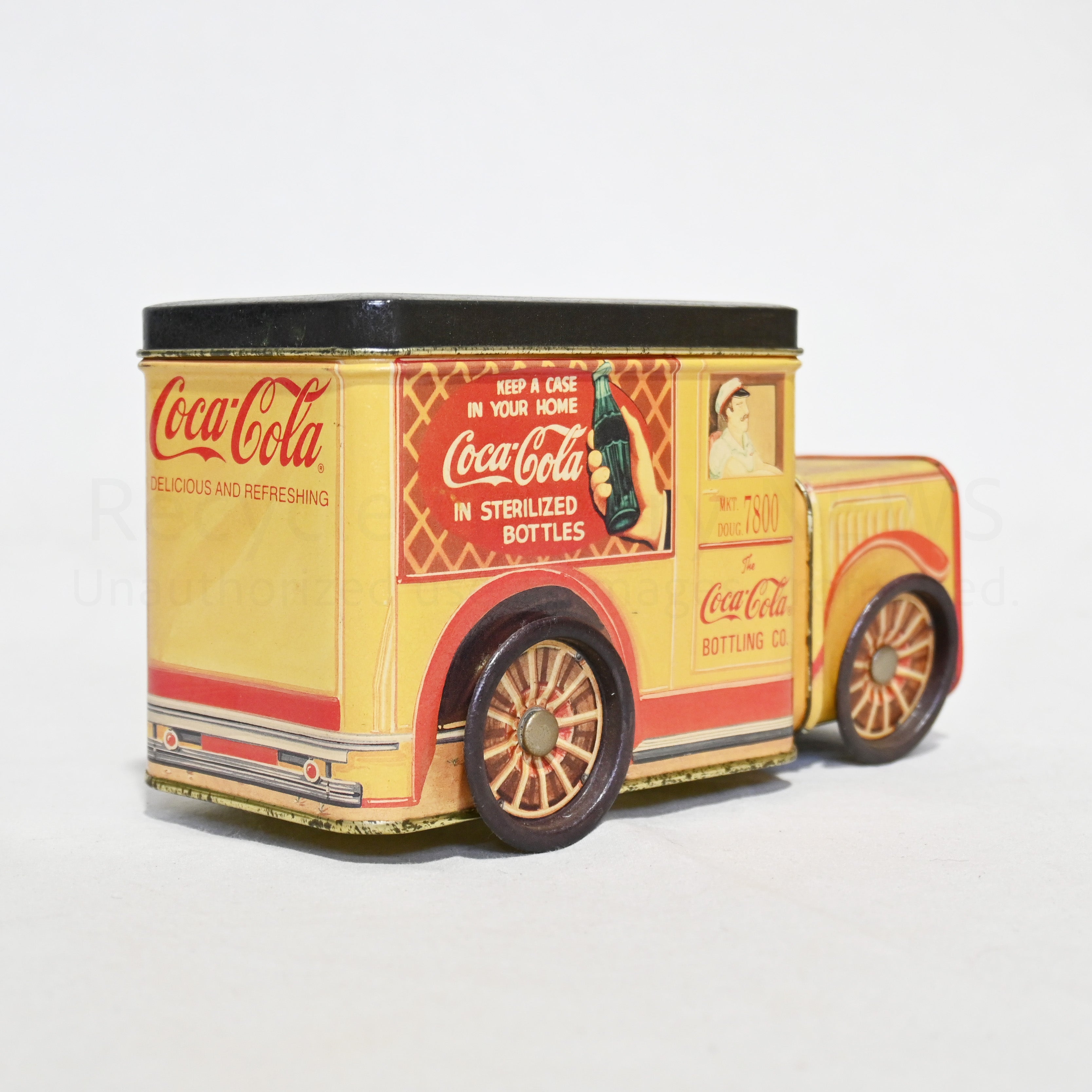 Coca-Cola Truck Tin Can 1990s Vintage Retro / コカコーラ トラック ブリキ缶 1990年代 ヴィンテージ レトロ