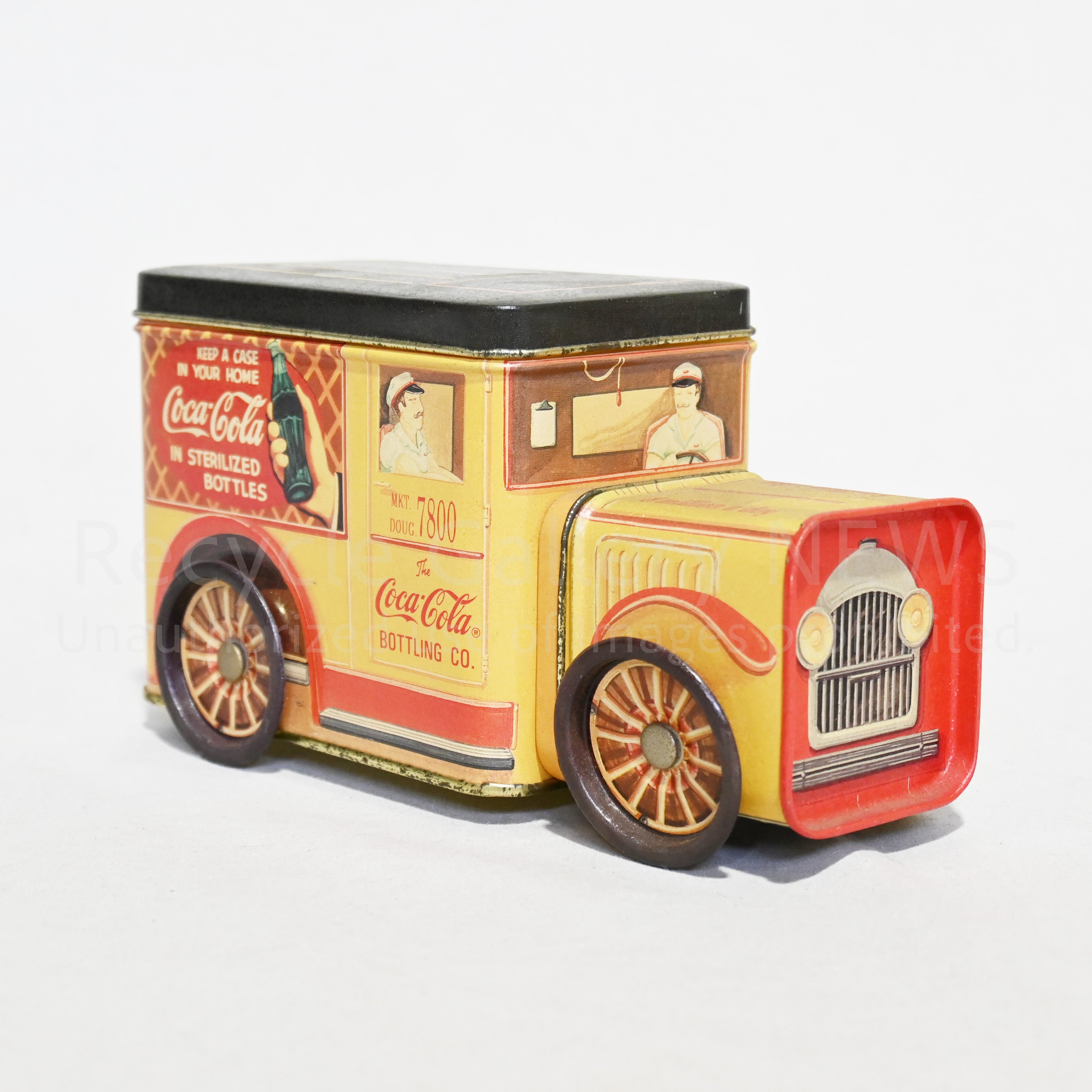 Coca-Cola Truck Tin Can 1990s Vintage Retro / コカコーラ トラック ブリキ缶 1990年代 ヴィンテージ レトロ