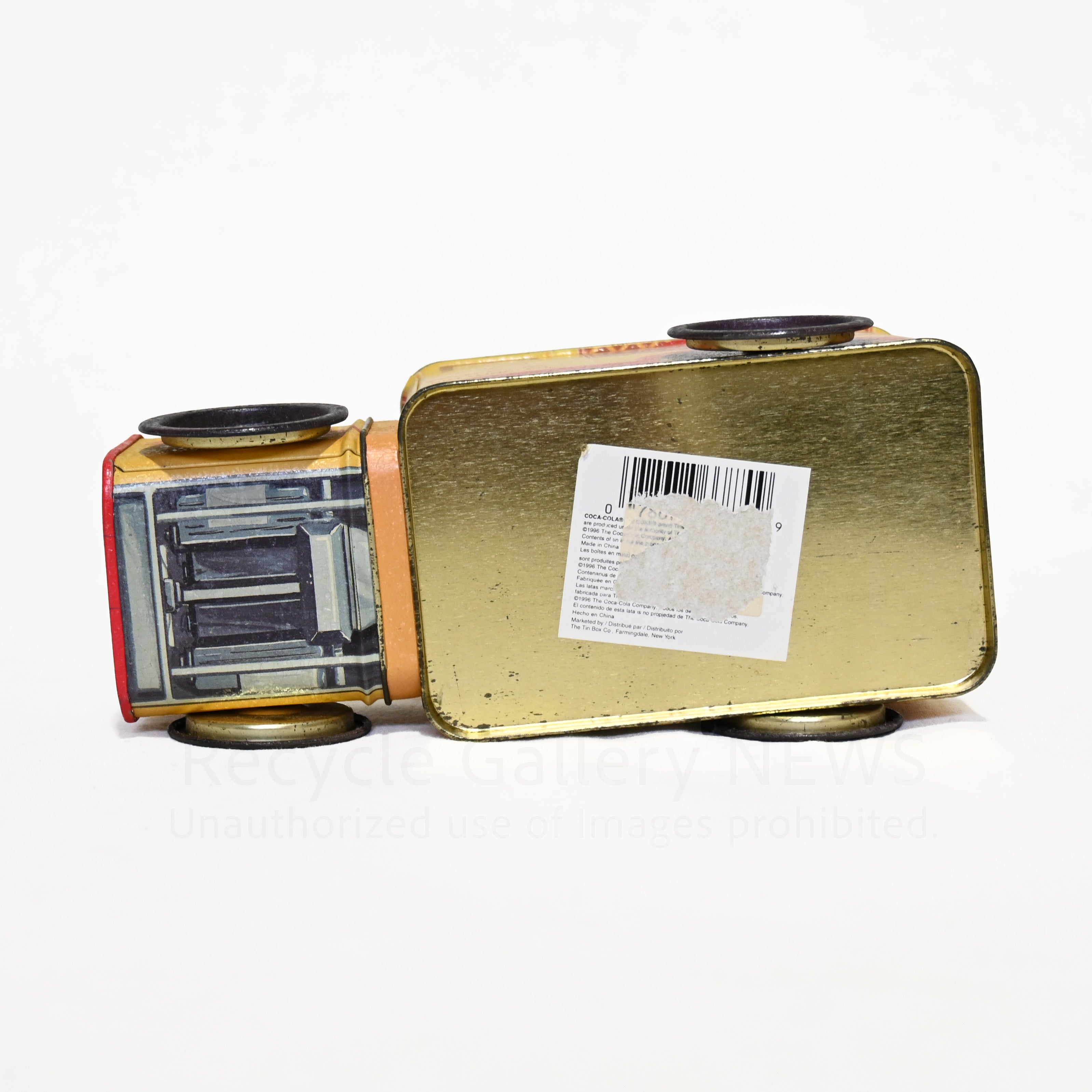 Coca-Cola Truck Tin Can 1990s Vintage Retro / コカコーラ トラック ブリキ缶 1990年代 ヴィンテージ レトロ