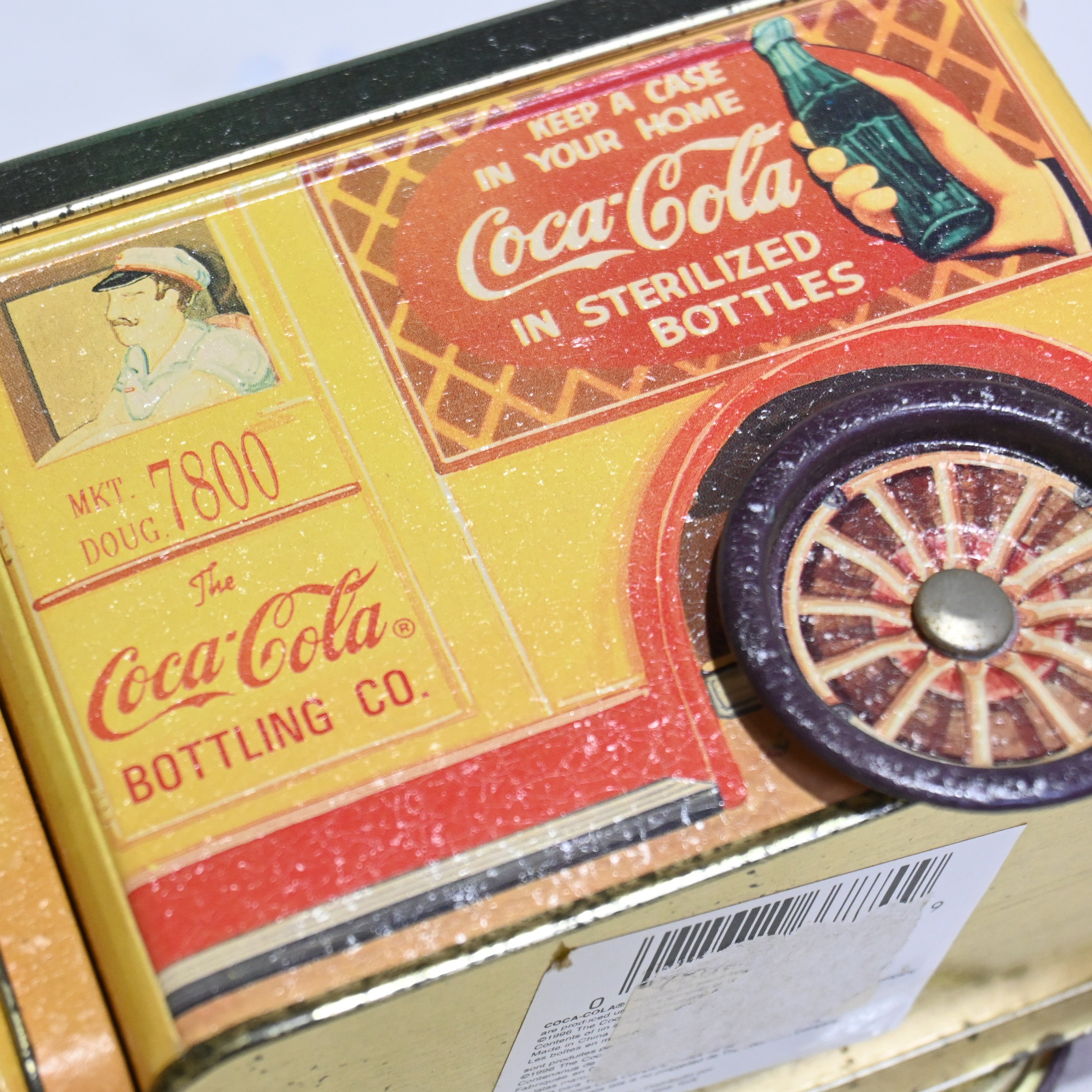 Coca-Cola Truck Tin Can 1990s Vintage Retro / コカコーラ トラック ブリキ缶 1990年代 ヴィンテージ レトロ