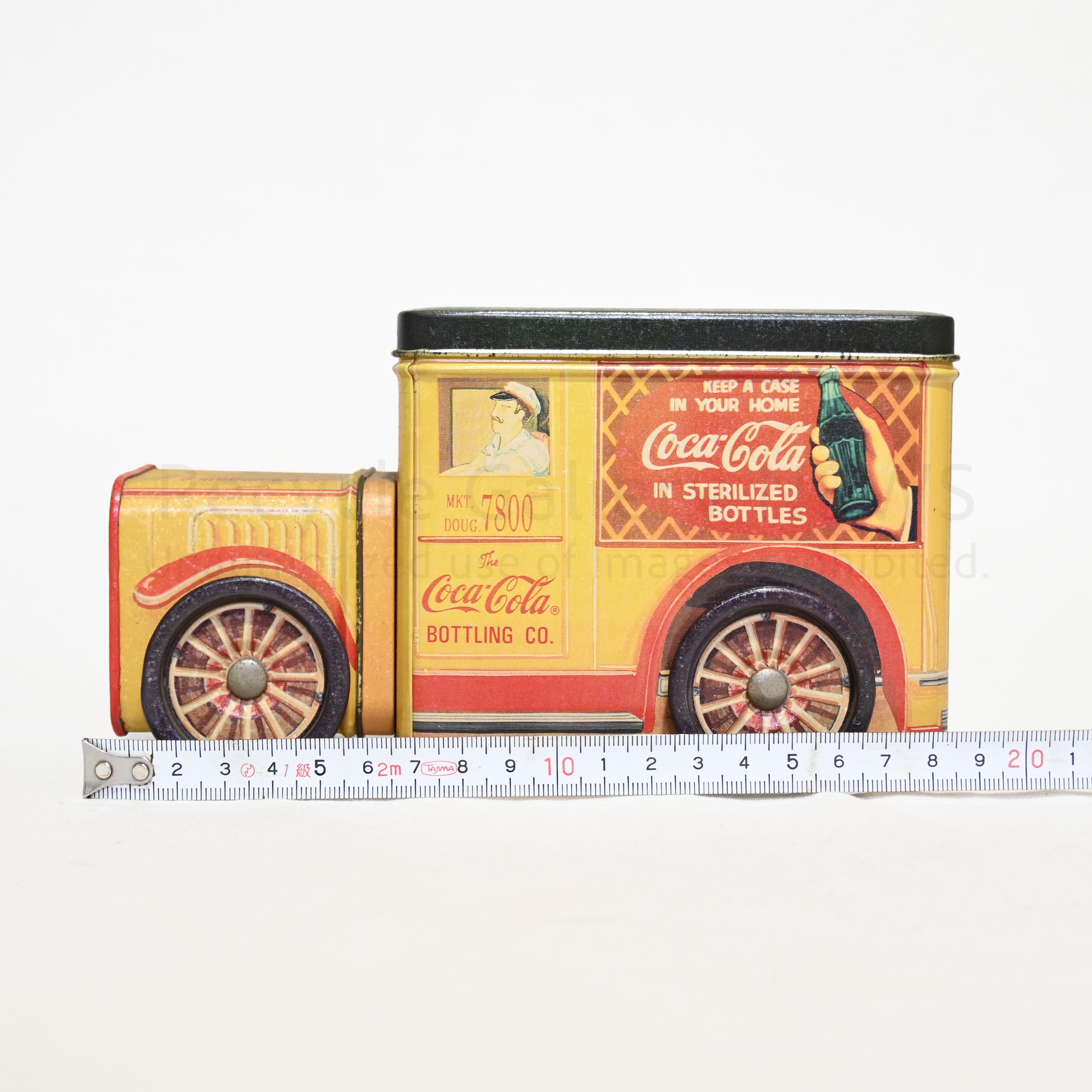 Coca-Cola Truck Tin Can 1990s Vintage Retro / コカコーラ トラック ブリキ缶 1990年代 ヴィンテージ レトロ