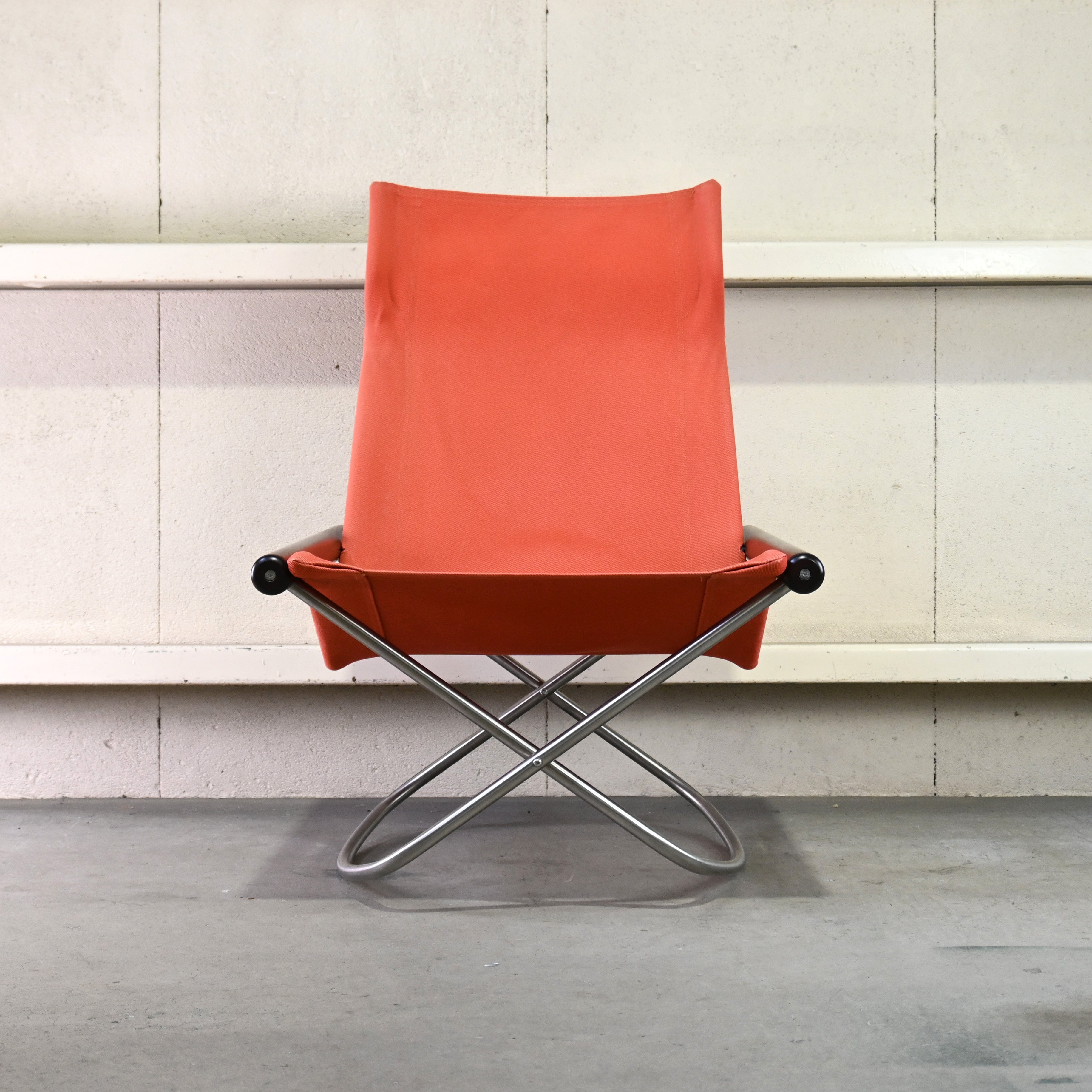 Nychair X Rocking chair & Ottoman set Dark brown × Blick Takeshi Nii FUJIEI Japanese modern design / ニーチェア X ロッキングチェア ＆ オットマン セット ダークブラウン × レンガ 新居猛 藤栄 ジャパニーズモダンデザイン