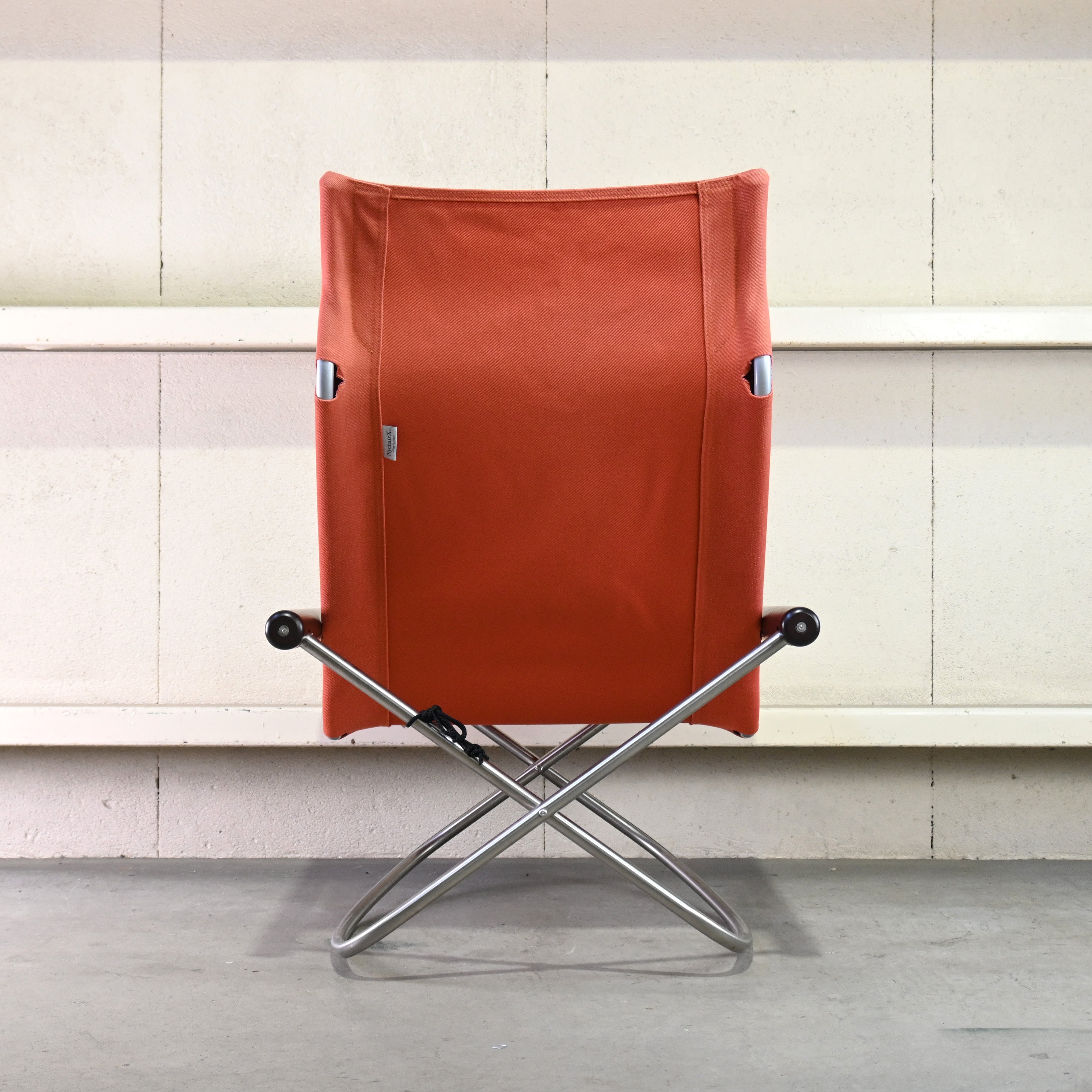 Nychair X Rocking chair & Ottoman set Dark brown × Blick Takeshi Nii FUJIEI Japanese modern design / ニーチェア X ロッキングチェア ＆ オットマン セット ダークブラウン × レンガ 新居猛 藤栄 ジャパニーズモダンデザイン