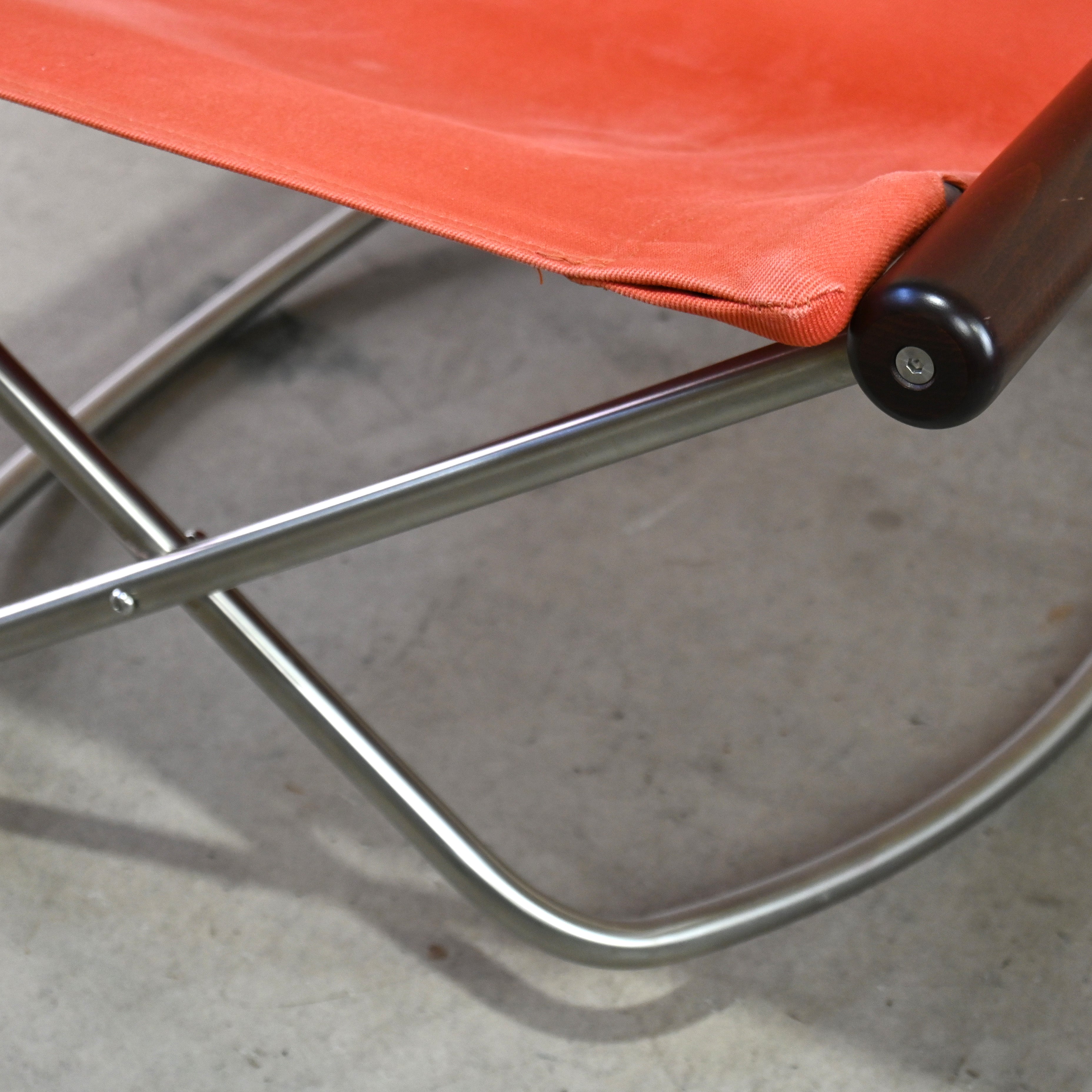 Nychair X Rocking chair & Ottoman set Dark brown × Blick Takeshi Nii FUJIEI Japanese modern design / ニーチェア X ロッキングチェア ＆ オットマン セット ダークブラウン × レンガ 新居猛 藤栄 ジャパニーズモダンデザイン