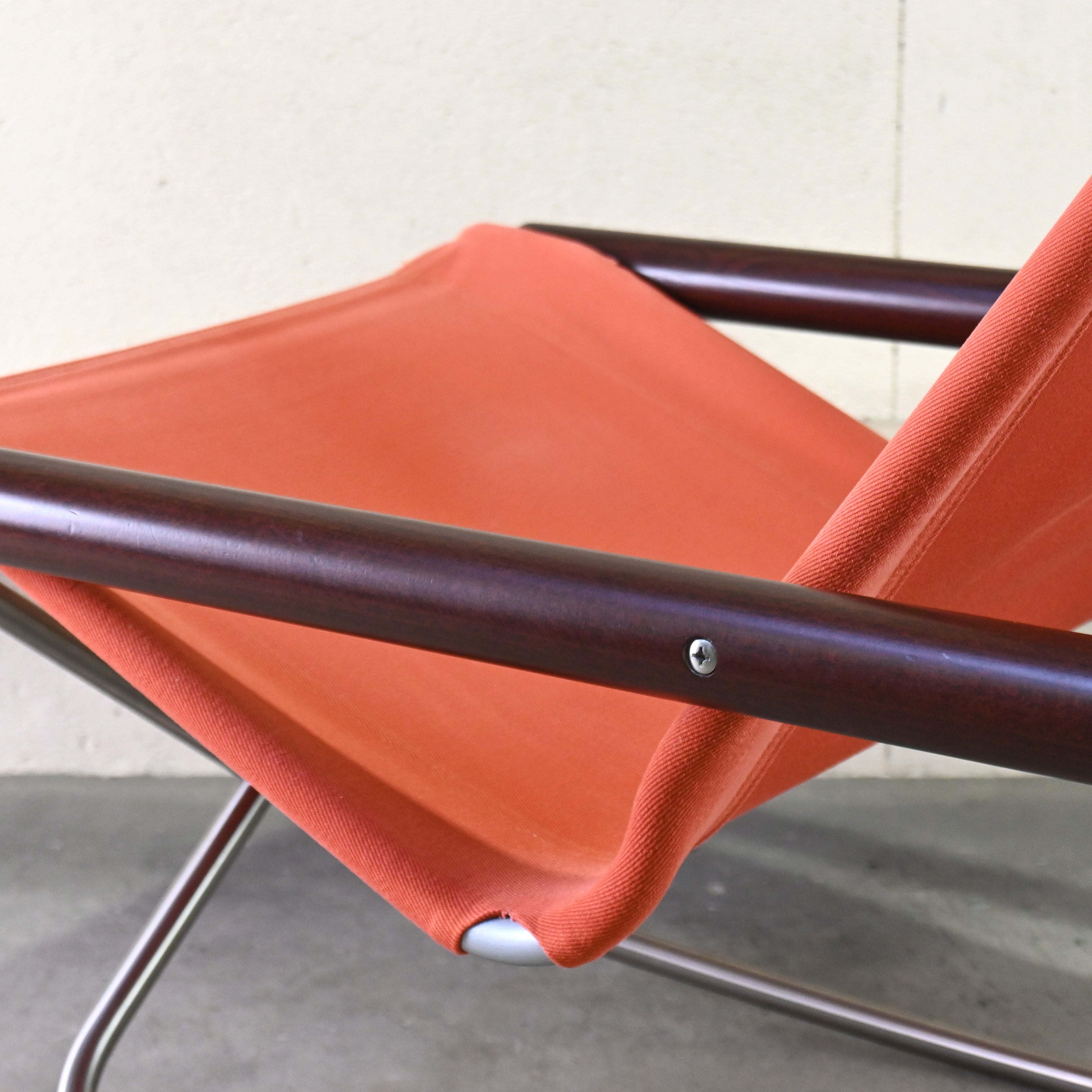 Nychair X Rocking chair & Ottoman set Dark brown × Blick Takeshi Nii FUJIEI Japanese modern design / ニーチェア X ロッキングチェア ＆ オットマン セット ダークブラウン × レンガ 新居猛 藤栄 ジャパニーズモダンデザイン