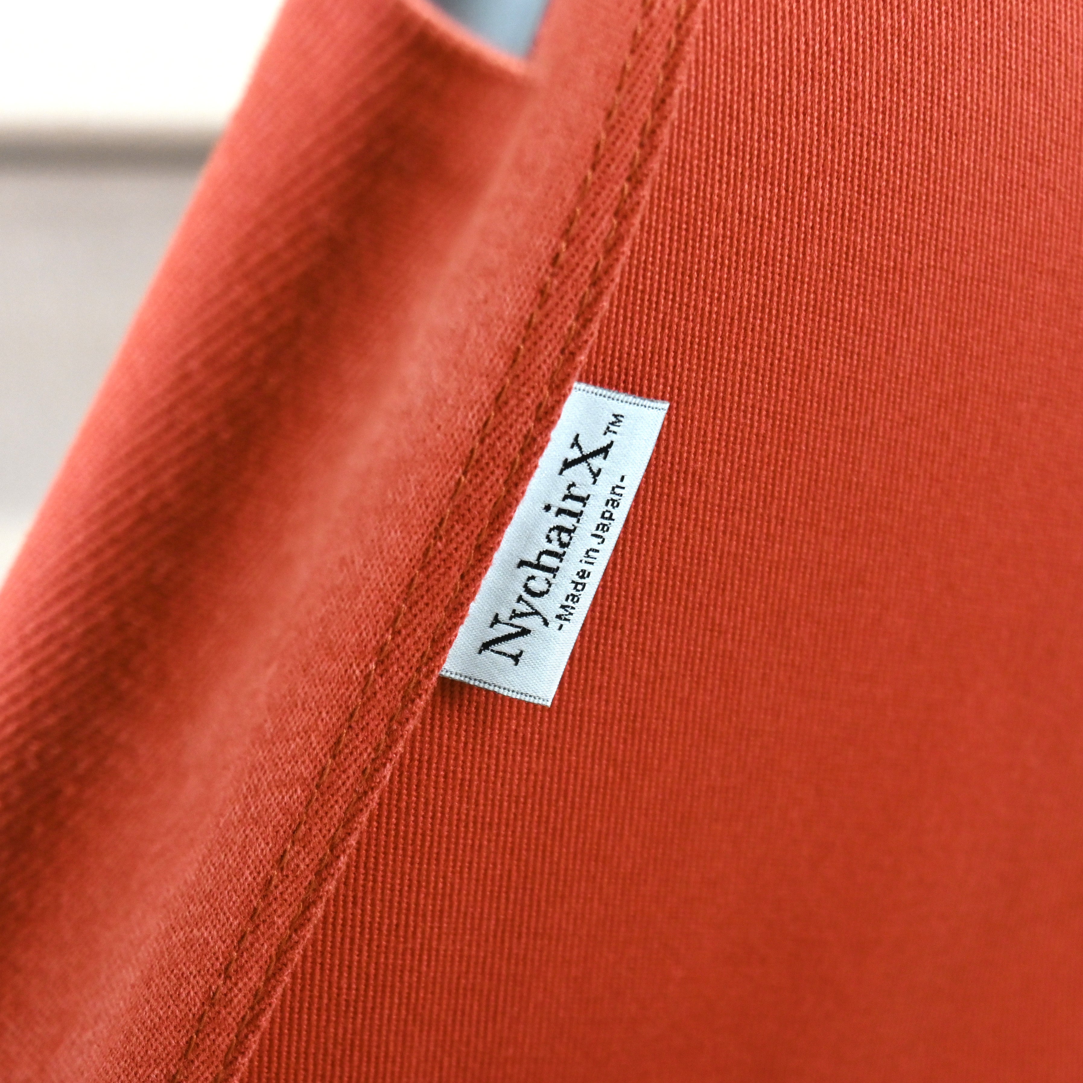 Nychair X Rocking chair & Ottoman set Dark brown × Blick Takeshi Nii FUJIEI Japanese modern design / ニーチェア X ロッキングチェア ＆ オットマン セット ダークブラウン × レンガ 新居猛 藤栄 ジャパニーズモダンデザイン