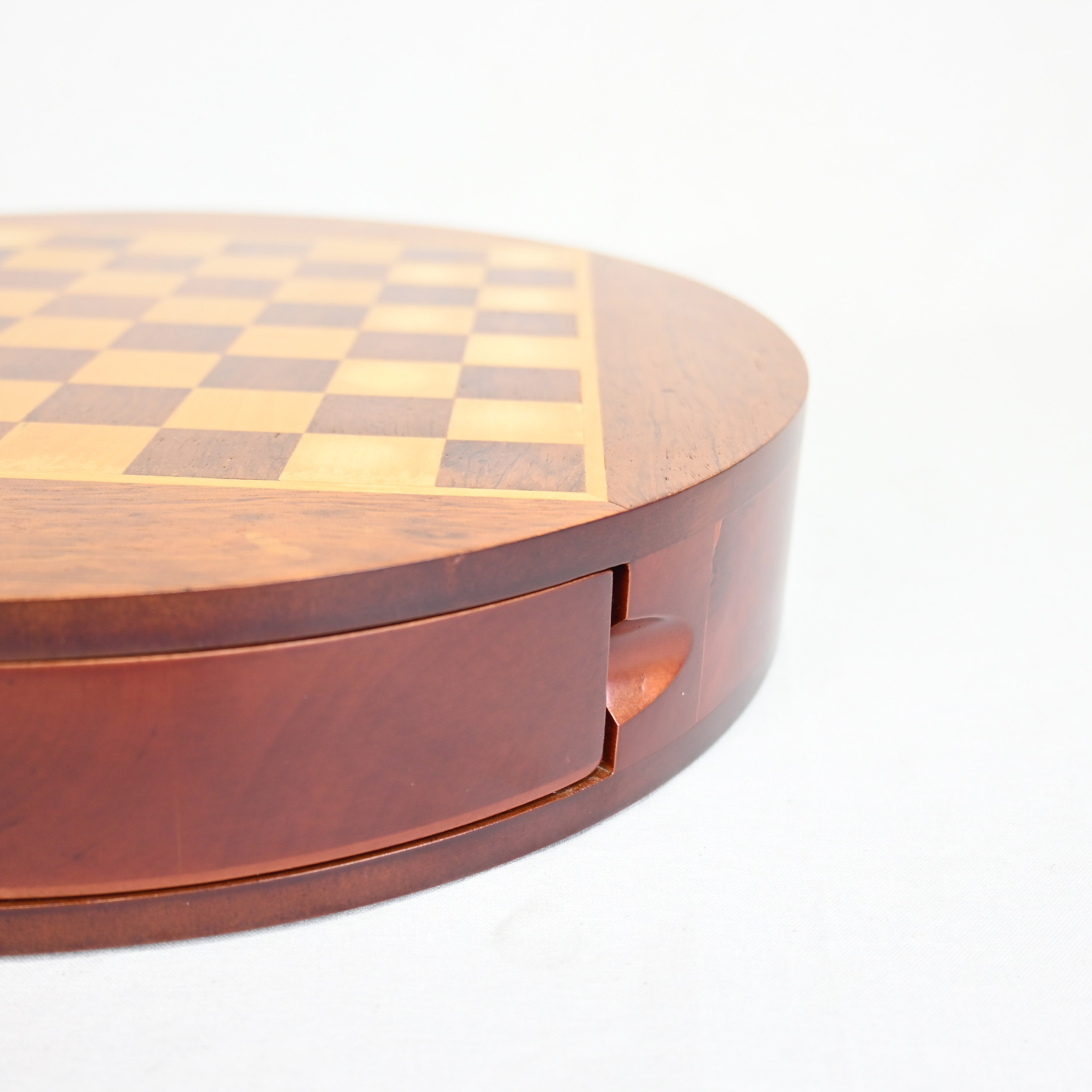 KASPAROV Circular Wood Chess set / ガルリ・カスパロフ 円形 木製 チェスボードセット