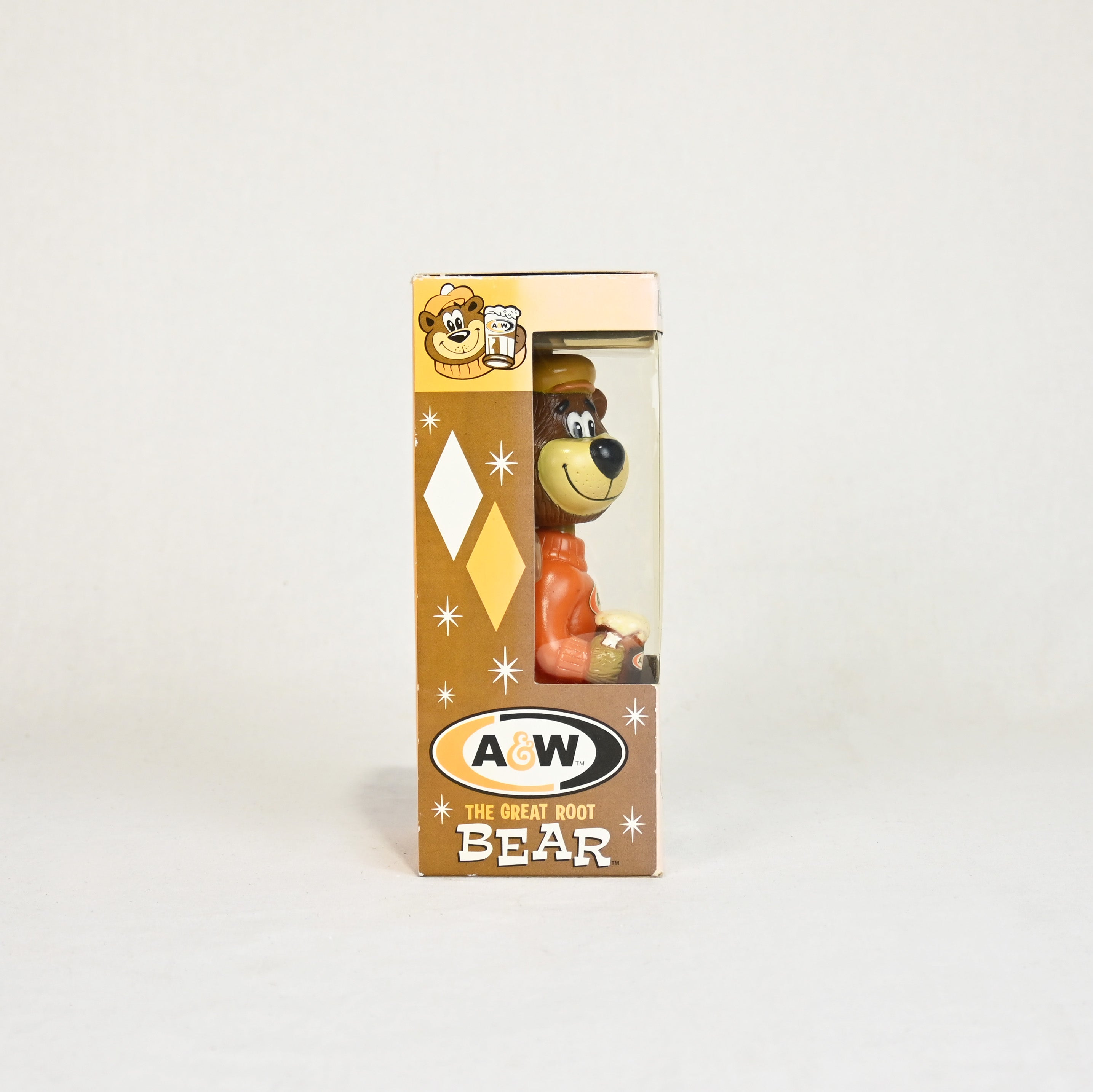 A＆W GREAT ROOT BEAR Bobble Head FUNKO U.S.A Vintage / A&W グレートルートベアー ボビングヘッドフィギュア アメリカ ヴィンテージ