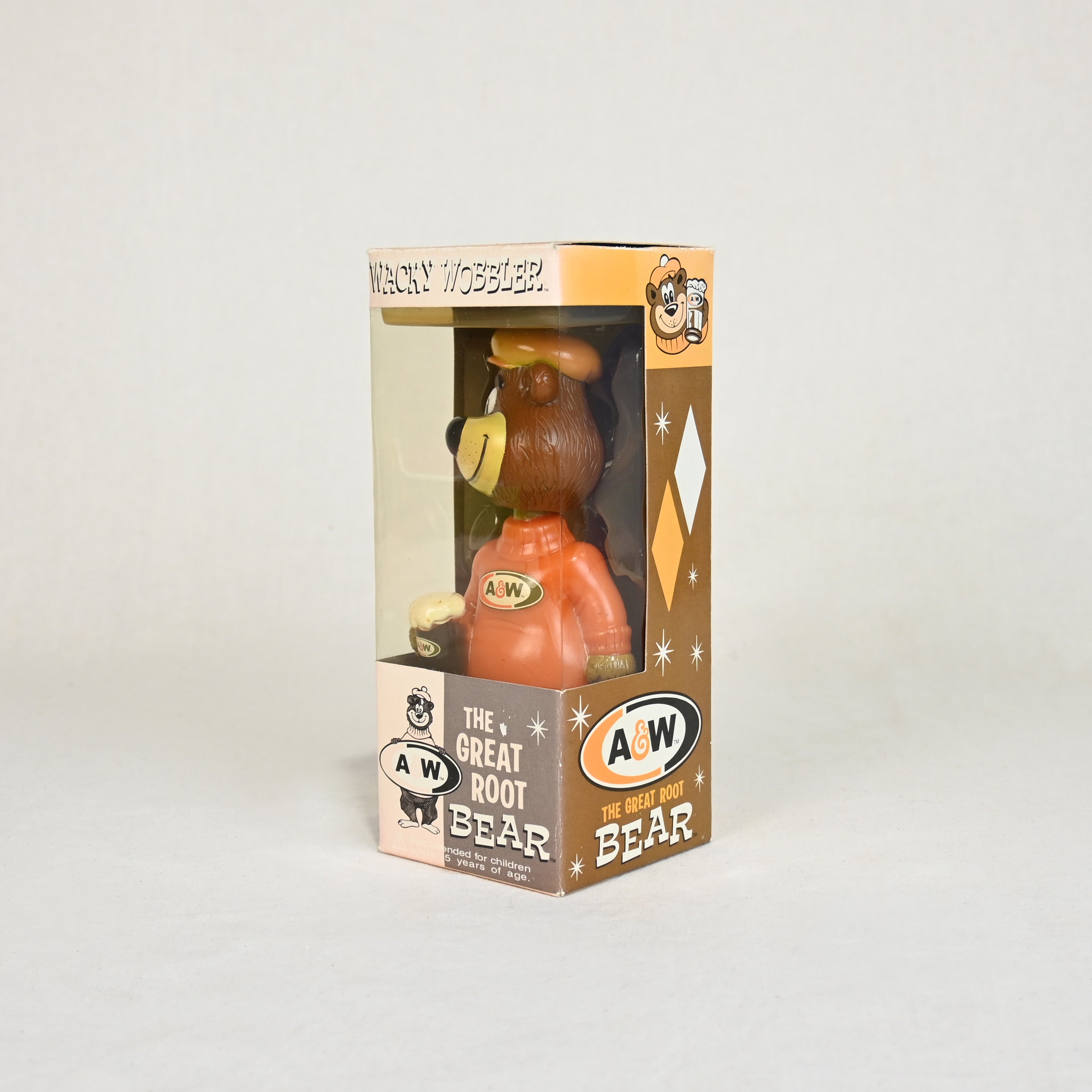 A＆W GREAT ROOT BEAR Bobble Head FUNKO U.S.A Vintage / A&W グレートルートベアー ボビングヘッドフィギュア アメリカ ヴィンテージ