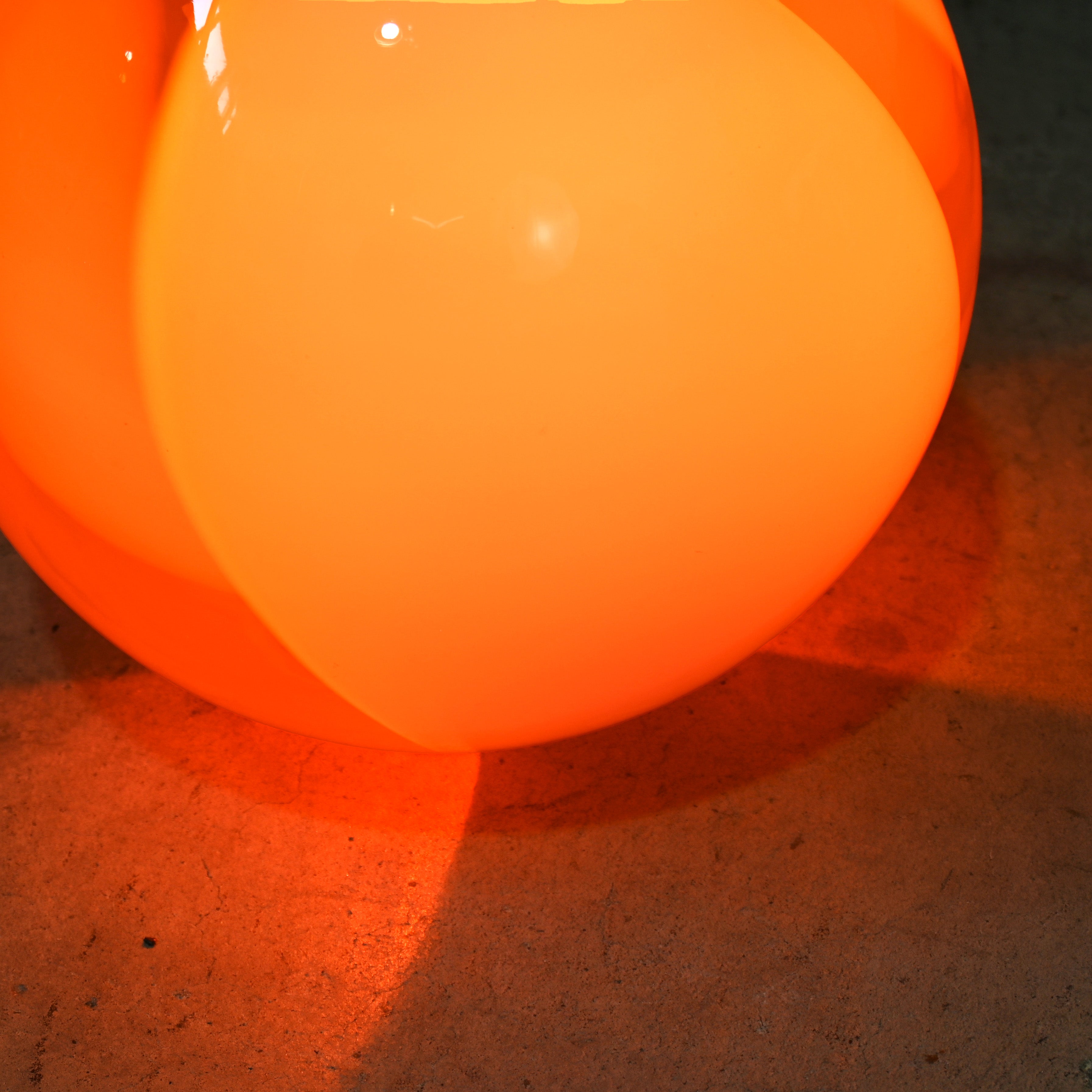 Vianne French vintage Marble glass Ball lamp Spaceage Midcentury style / ヴィアンヌ フランス ヴィンテージ マーブルガラス ボールランプ スペースエイジ ミッドセンチュリー