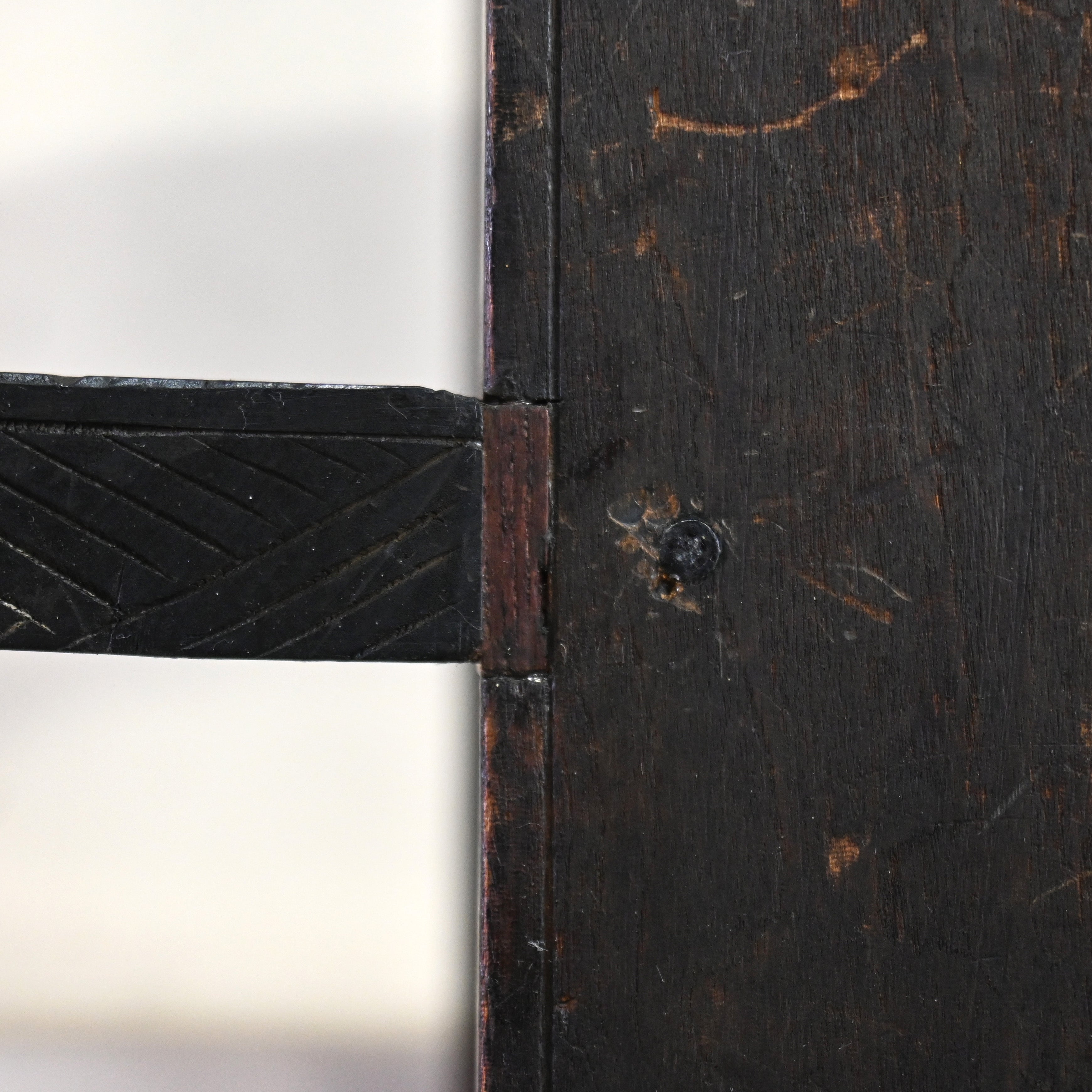 Japanese antique Karuizawa Carving Horseshoe Arm chair chinoiserie / 和製アンティーク 軽井沢彫 馬蹄型 アームチェア 大正浪漫 シノワズリ