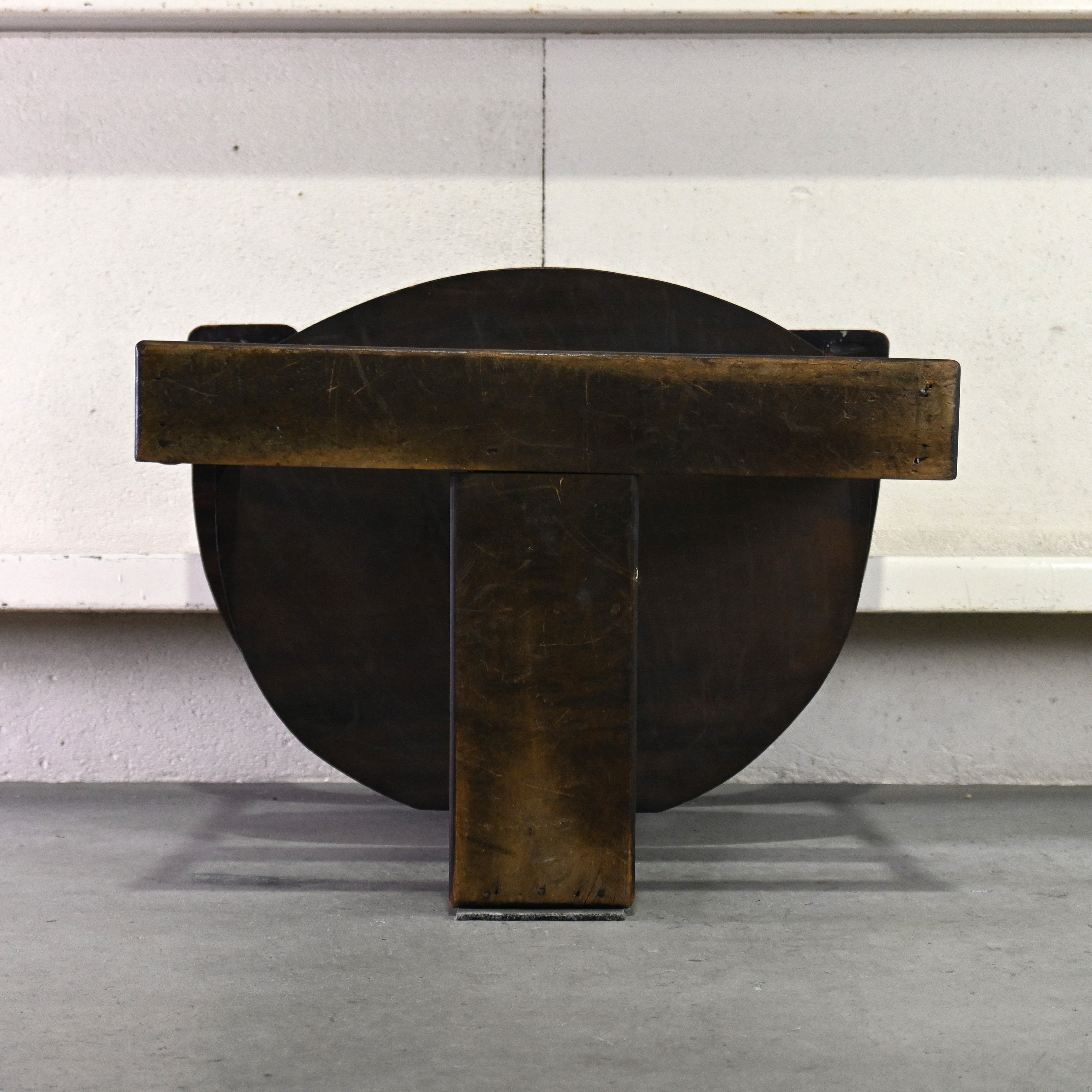 Japanese antique Karuizawa Carving Horseshoe Arm chair chinoiserie / 和製アンティーク 軽井沢彫 馬蹄型 アームチェア 大正浪漫 シノワズリ