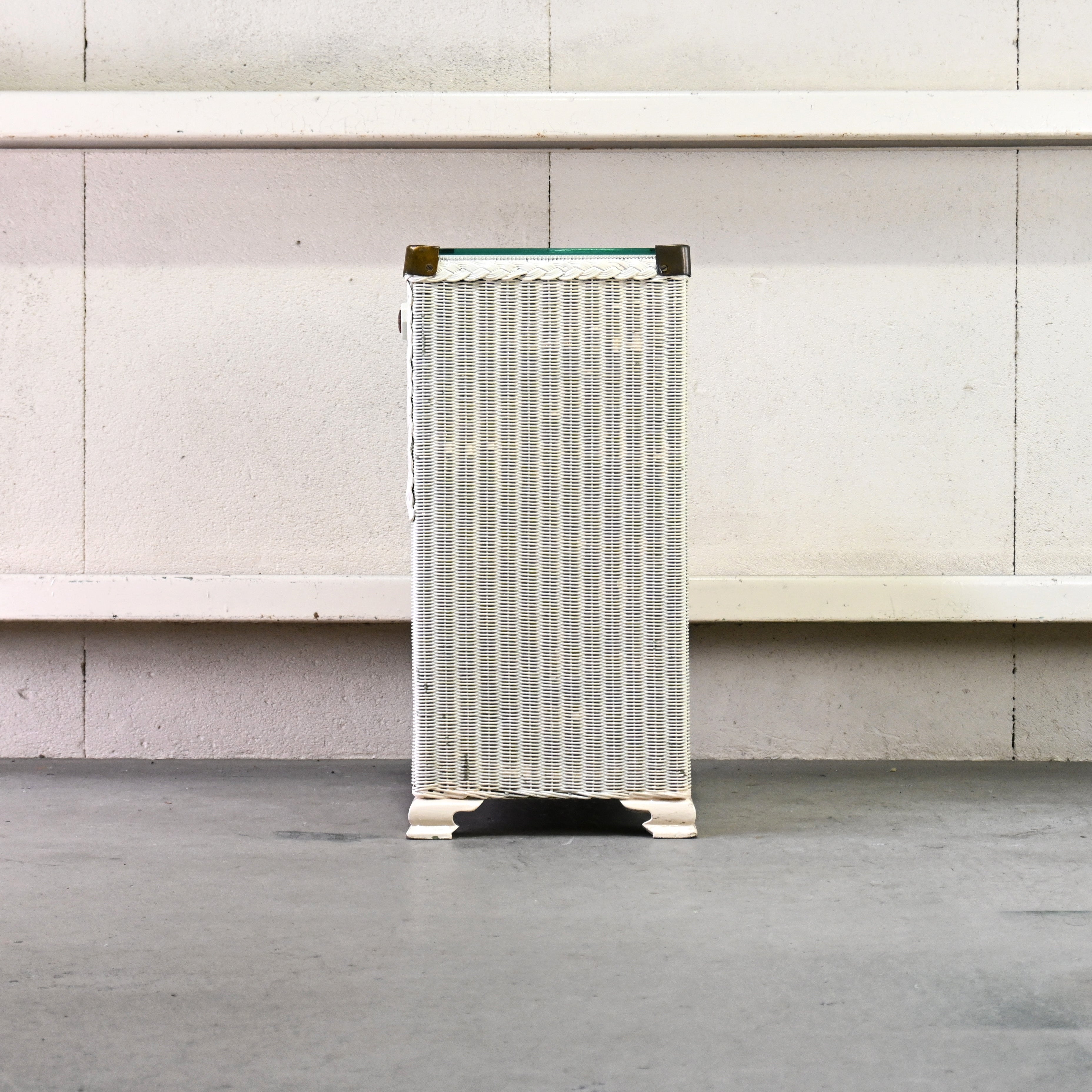 LLOYD LOOM Bed side cabinet Craft paper British antique Shabbychic / ロイドルーム ベッドサイドキャビネット クラフトペーパー イギリンアンティーク シャビーシック