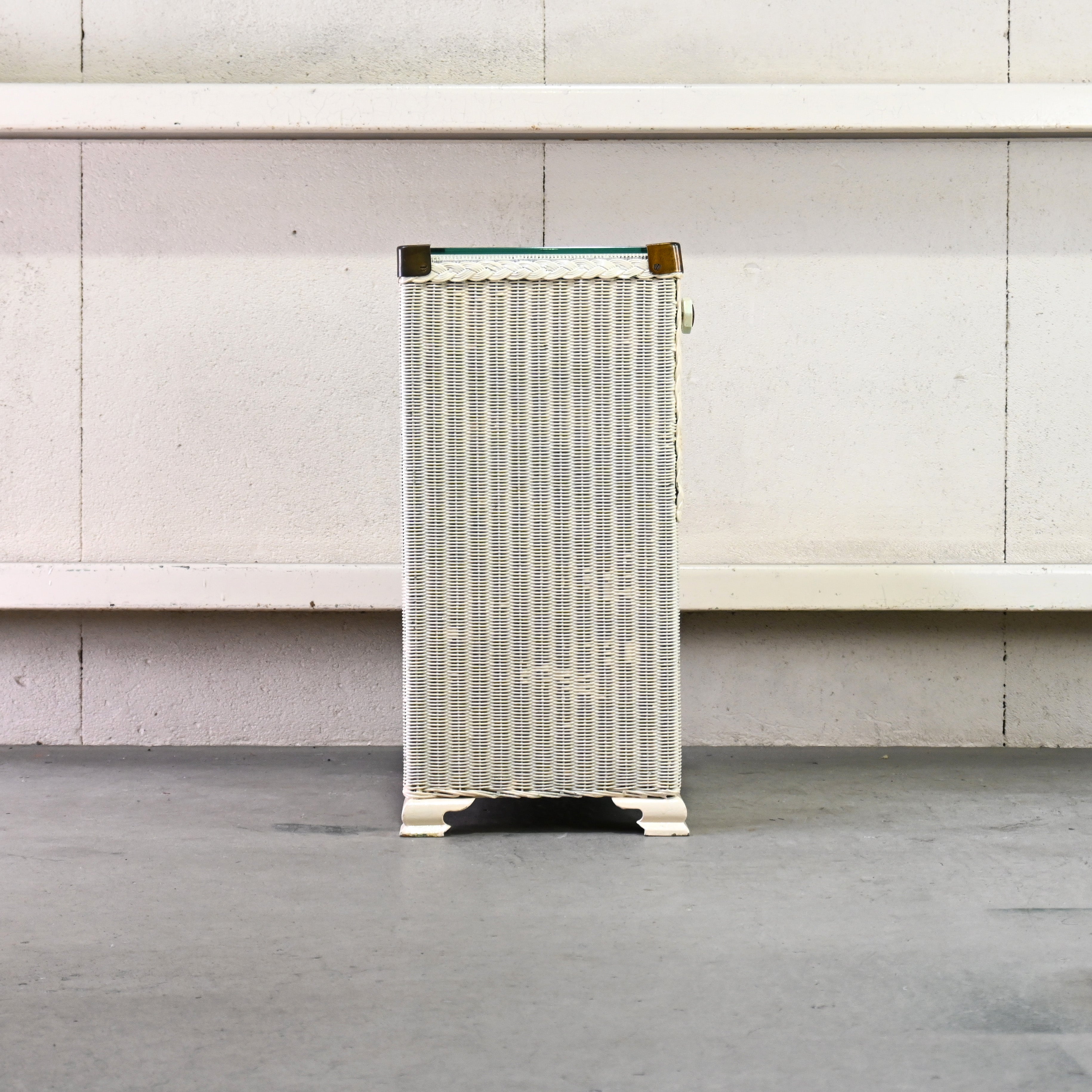 LLOYD LOOM Bed side cabinet Craft paper British antique Shabbychic / ロイドルーム ベッドサイドキャビネット クラフトペーパー イギリンアンティーク シャビーシック