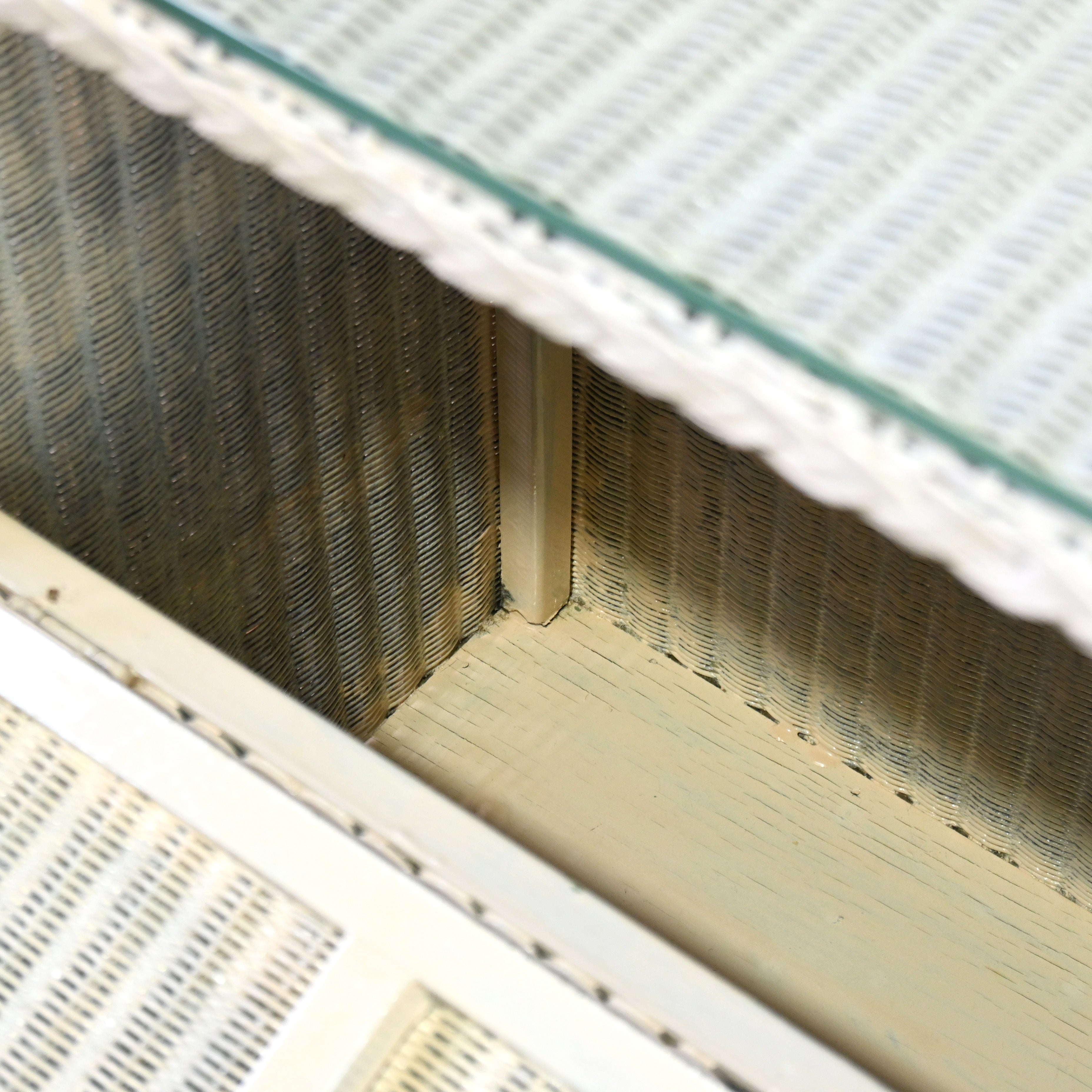 LLOYD LOOM Bed side cabinet Craft paper British antique Shabbychic / ロイドルーム ベッドサイドキャビネット クラフトペーパー イギリンアンティーク シャビーシック