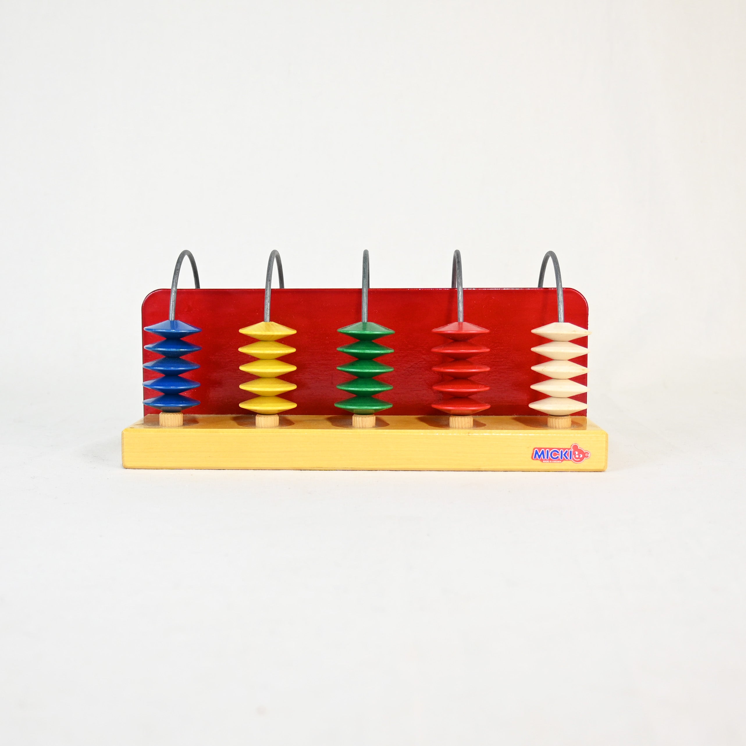 MICKI Abacus Wood Kids Educational Toy Sweden / ミッキィ社 アバカス そろばん 木製 知育玩具 スウェーデン