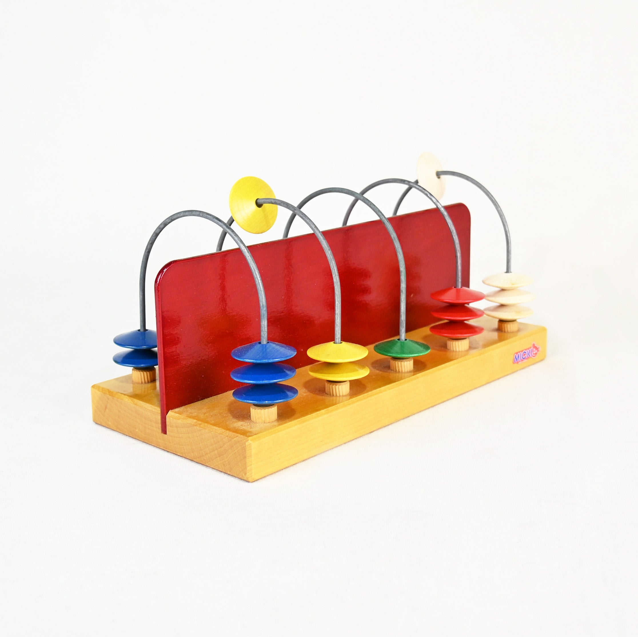 MICKI Abacus Wood Kids Educational Toy Sweden / ミッキィ社 アバカス そろばん 木製 知育玩具 スウェーデン