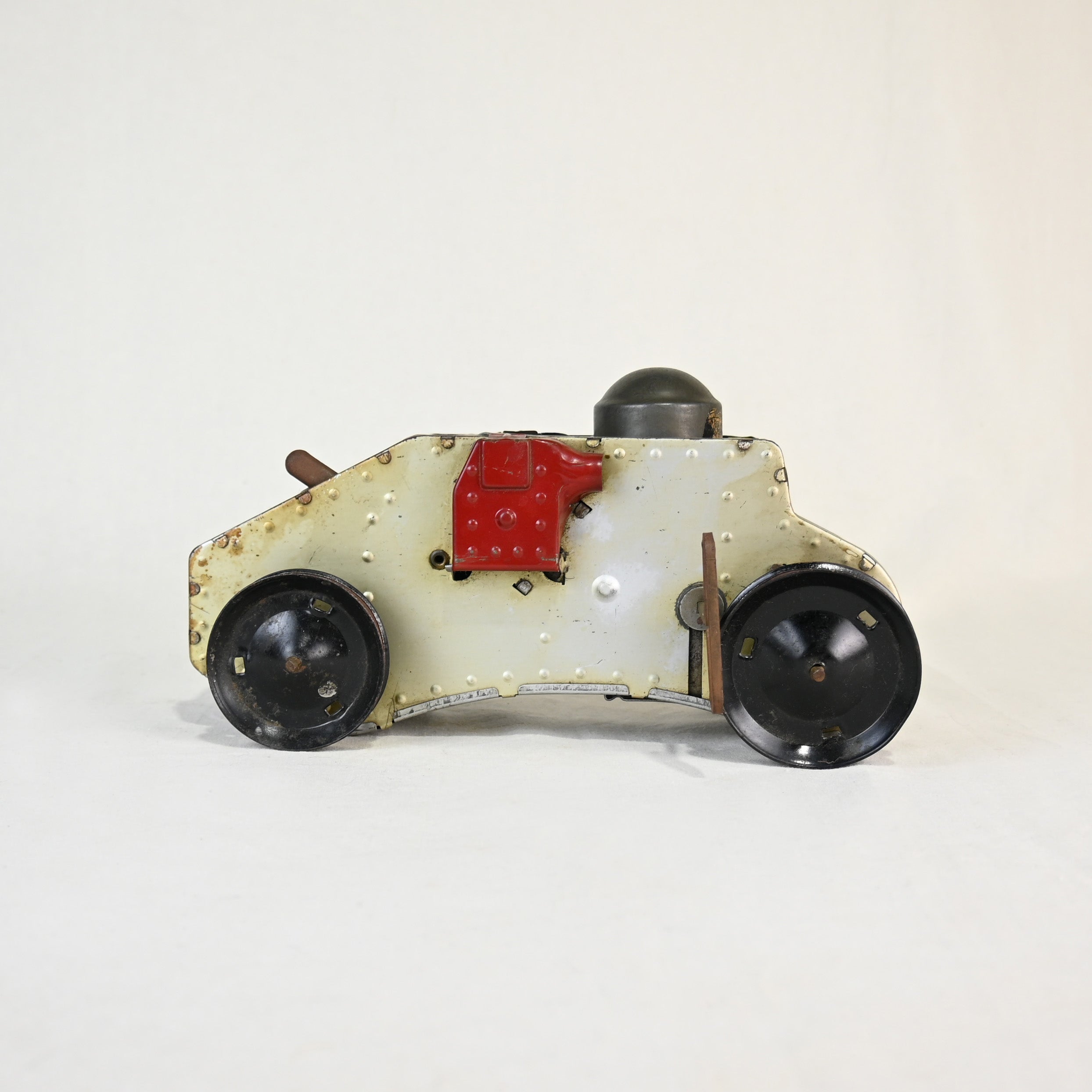 Marx Military Windup Tank Tin Toy 1930's U.S.A Junk / マルクス社 ブリキ戦車 1930年代 アメリカ ジャンク品