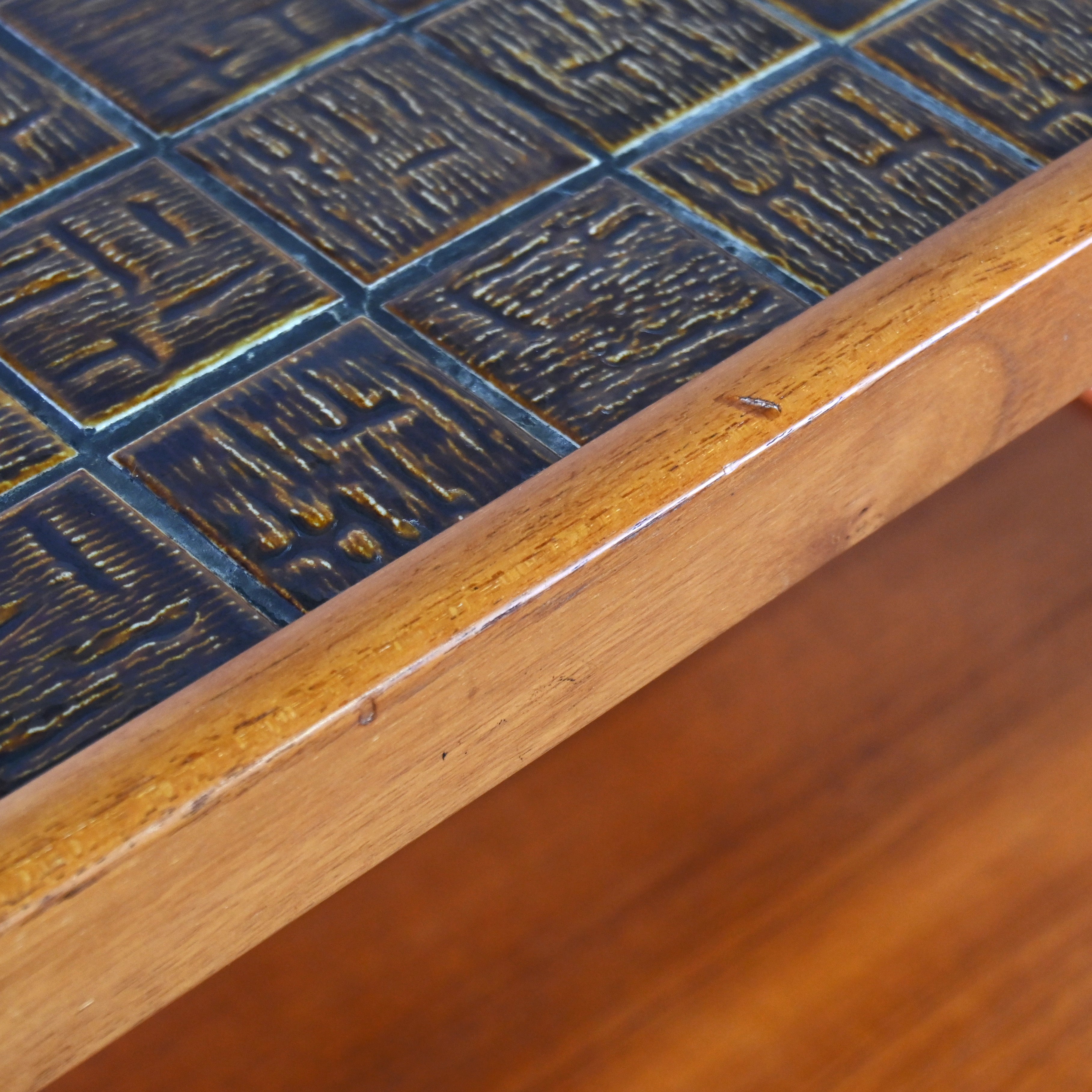 BRDR. FURBO Teakwood × Tiletop Tea trolley Service wagon 1960~1970's Danish vintage Scandinavian design / ブルダー・フュルボ チーク材 × タイルトップ ティートロリー サービスワゴン 1960~1970年代 デンマークヴィンテージ 北欧デザイン