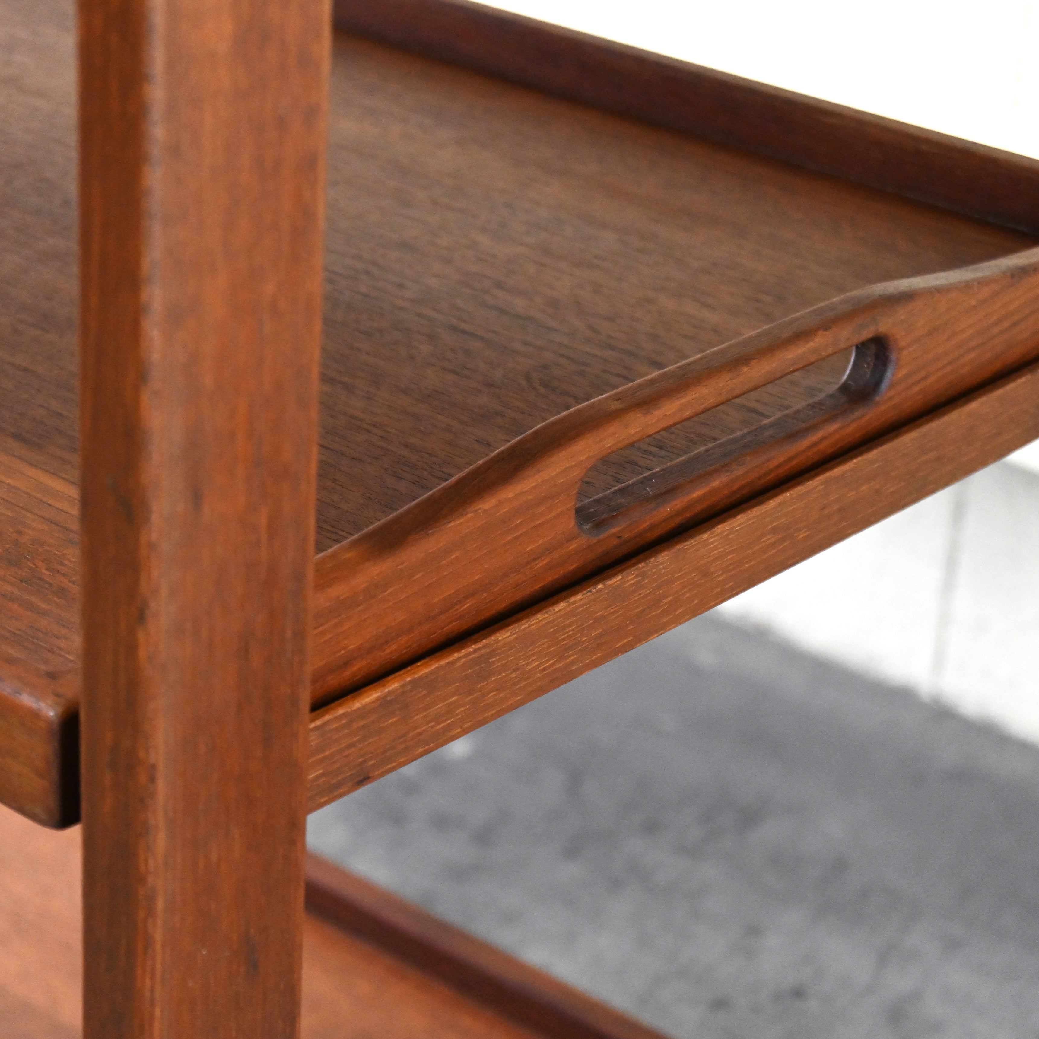 Teakwood Service wagon SHIN-TOKYO Japanese vintage Scandinavian design / チーク材 サービスワゴン シントーキョー ジャパニーズヴィンテージ 北欧デザイン