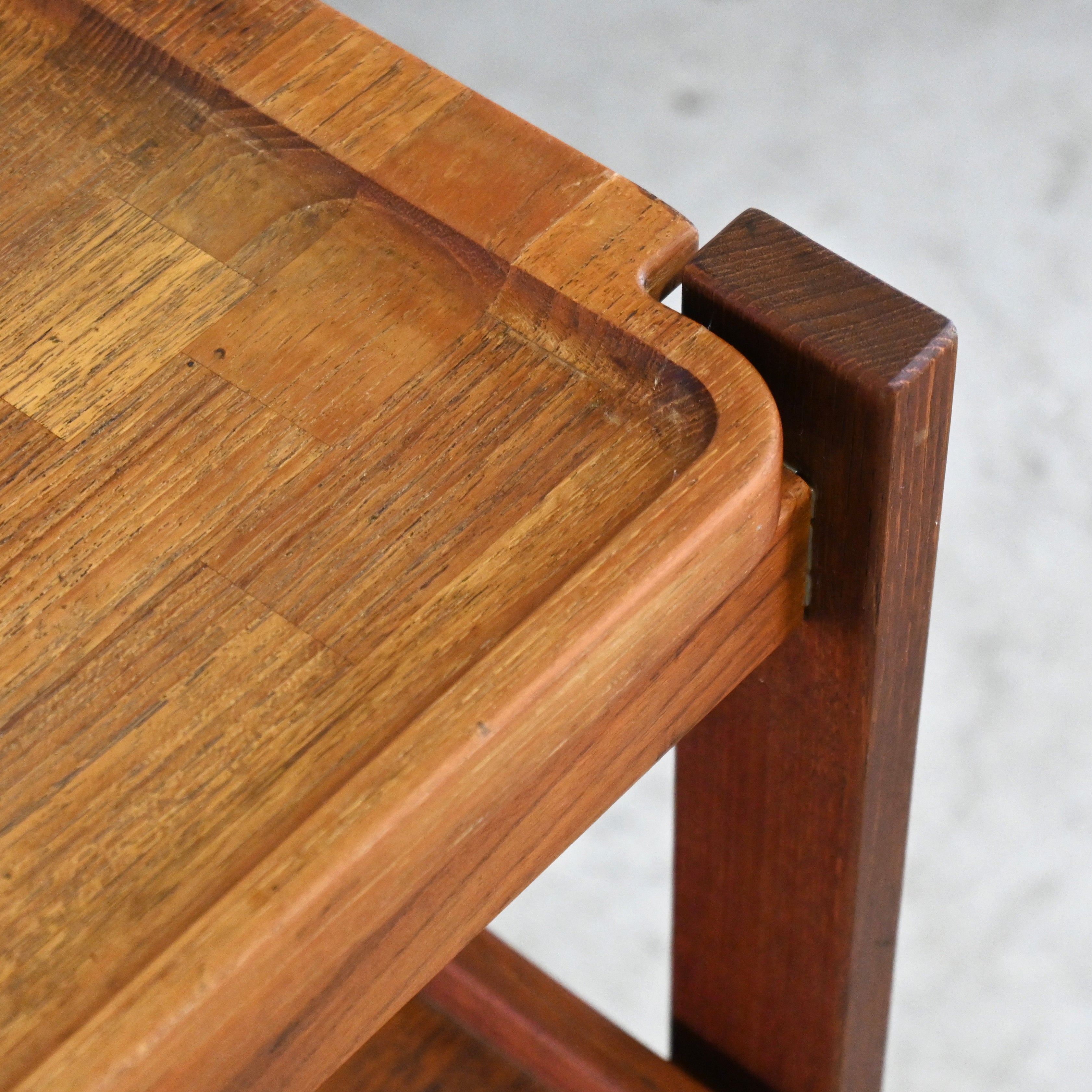 Teakwood Service wagon SHIN-TOKYO Japanese vintage Scandinavian design / チーク材 サービスワゴン シントーキョー ジャパニーズヴィンテージ 北欧デザイン