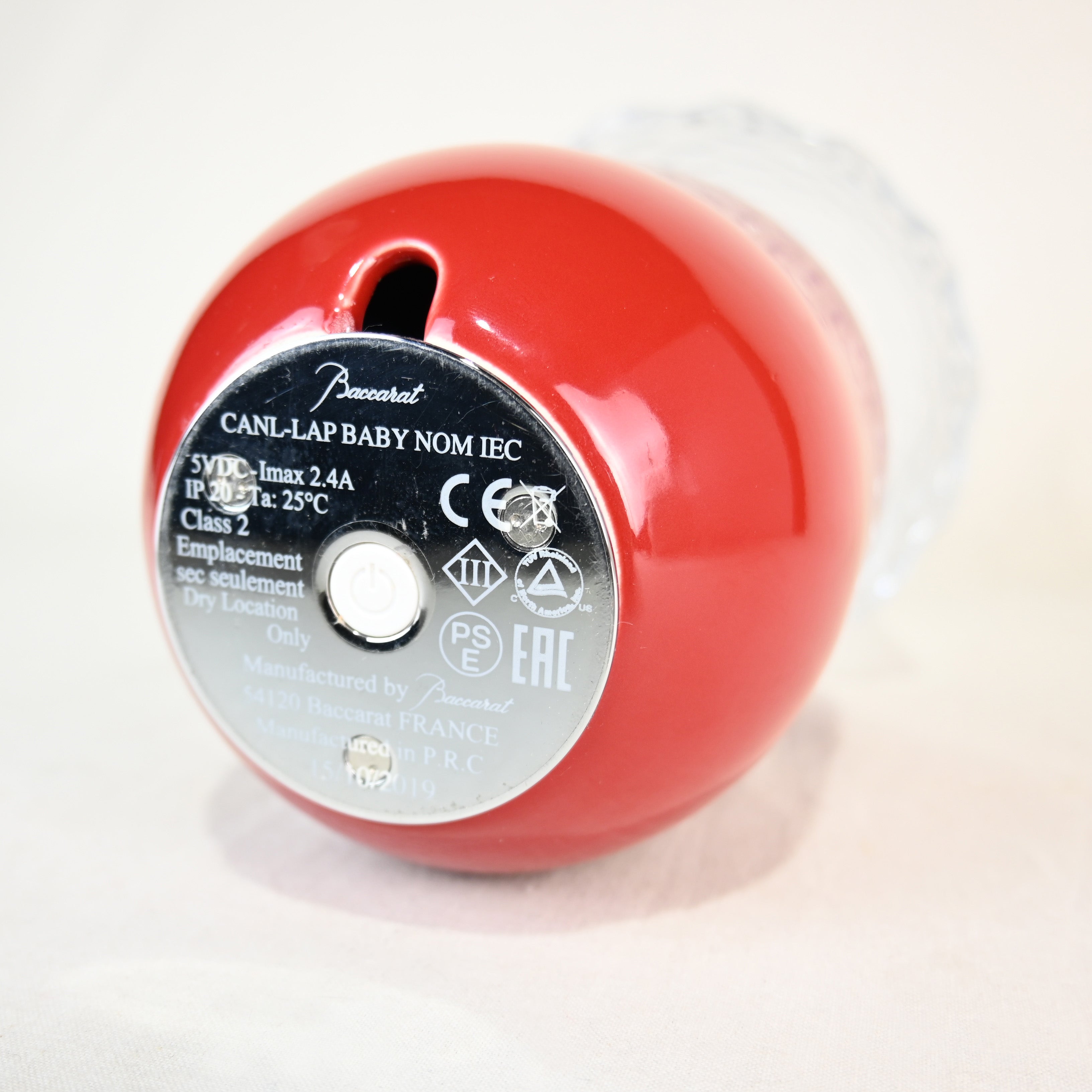 Baccarat Jaime Hayon Baby candy light Nomad lamp LED / バカラ ハイメ・アジョン ベビーキャンディライト ノマド ランプ 充電式コードレス可