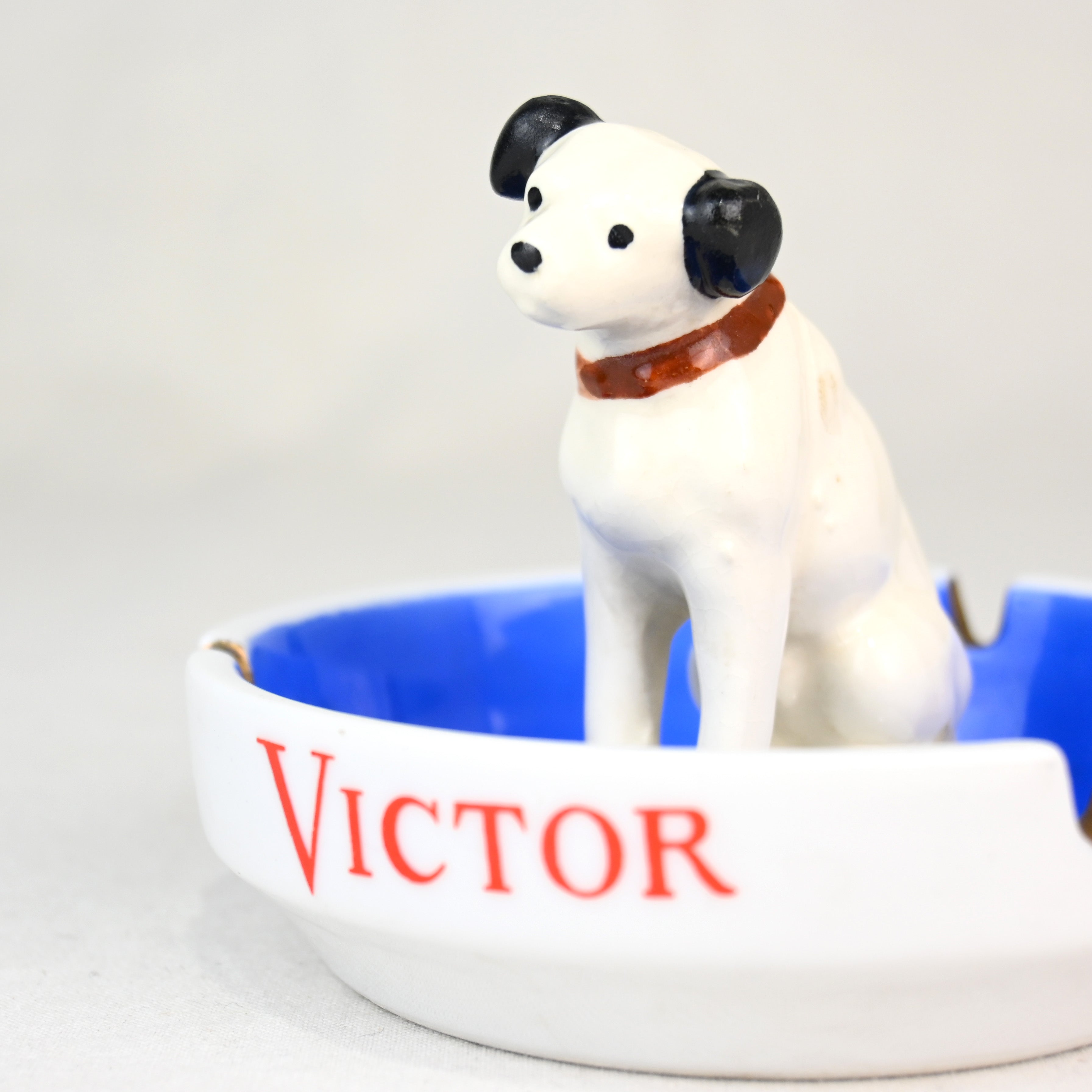 Victor Nipper Pottery Ash tray 1960's Japan vintage / ビクター ニッパー 陶器 灰皿 1960年代 ジャパンヴィンテージ