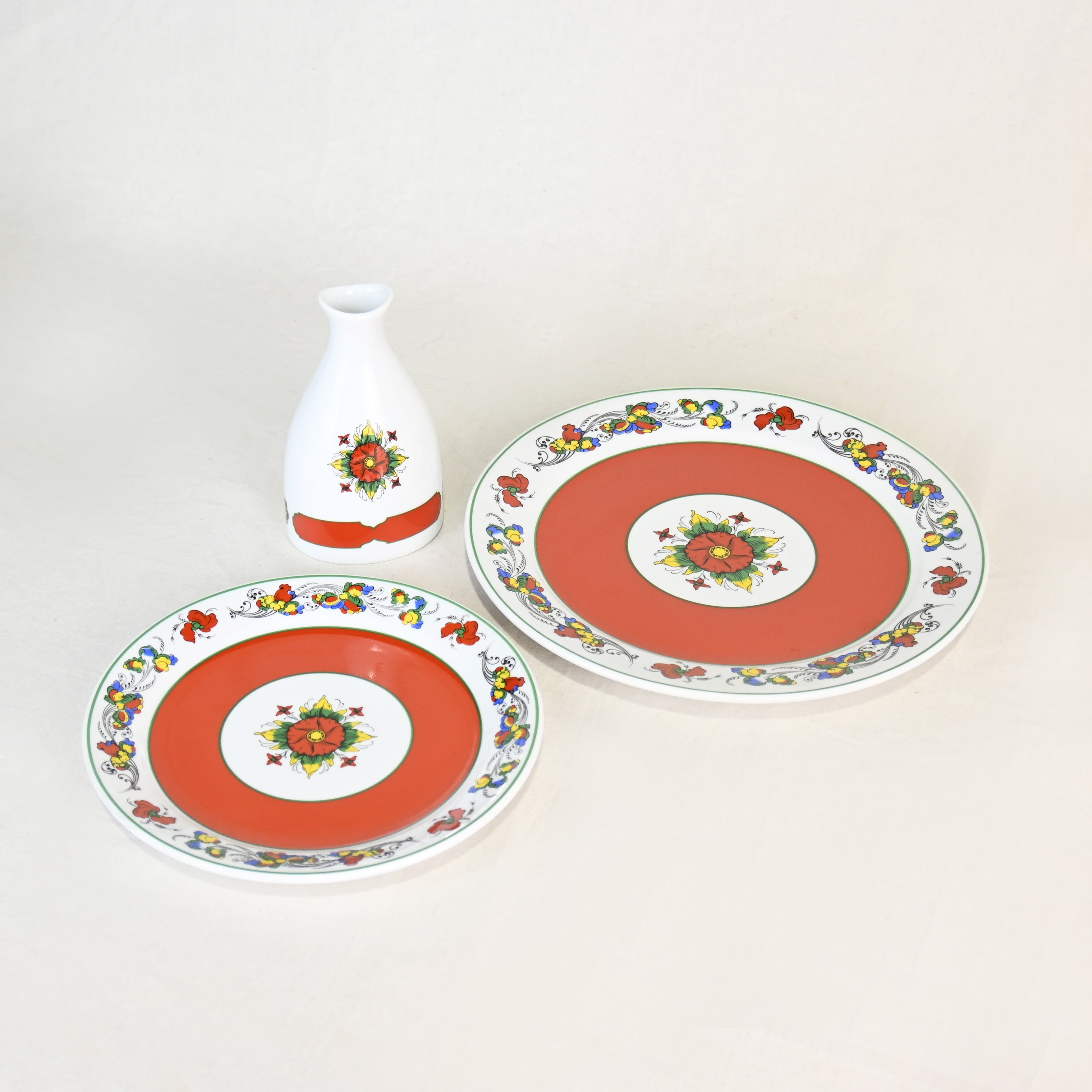 Porsgrund Dish Plate 2 sizes Nordic Vintage / ポシュグルン 皿 大小2サイズ ノルウェー 北欧 ヴィンテージ