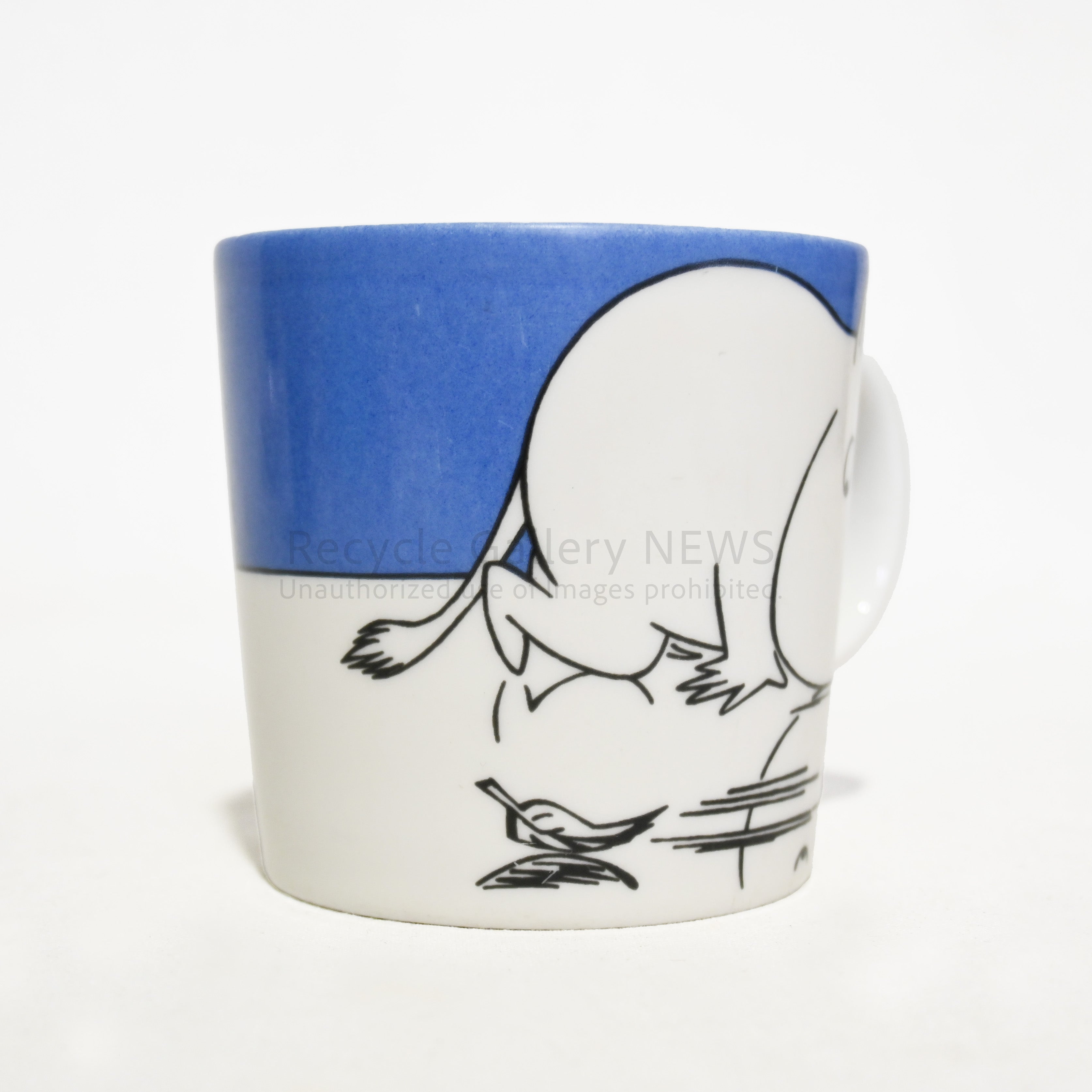 MOOMIN ARABIA Mug Moomintroll on Ice Vintage Scandinavian / ムーミン アラビア マグ ムーミントロール・オン・アイス ヴィンテージ 北欧