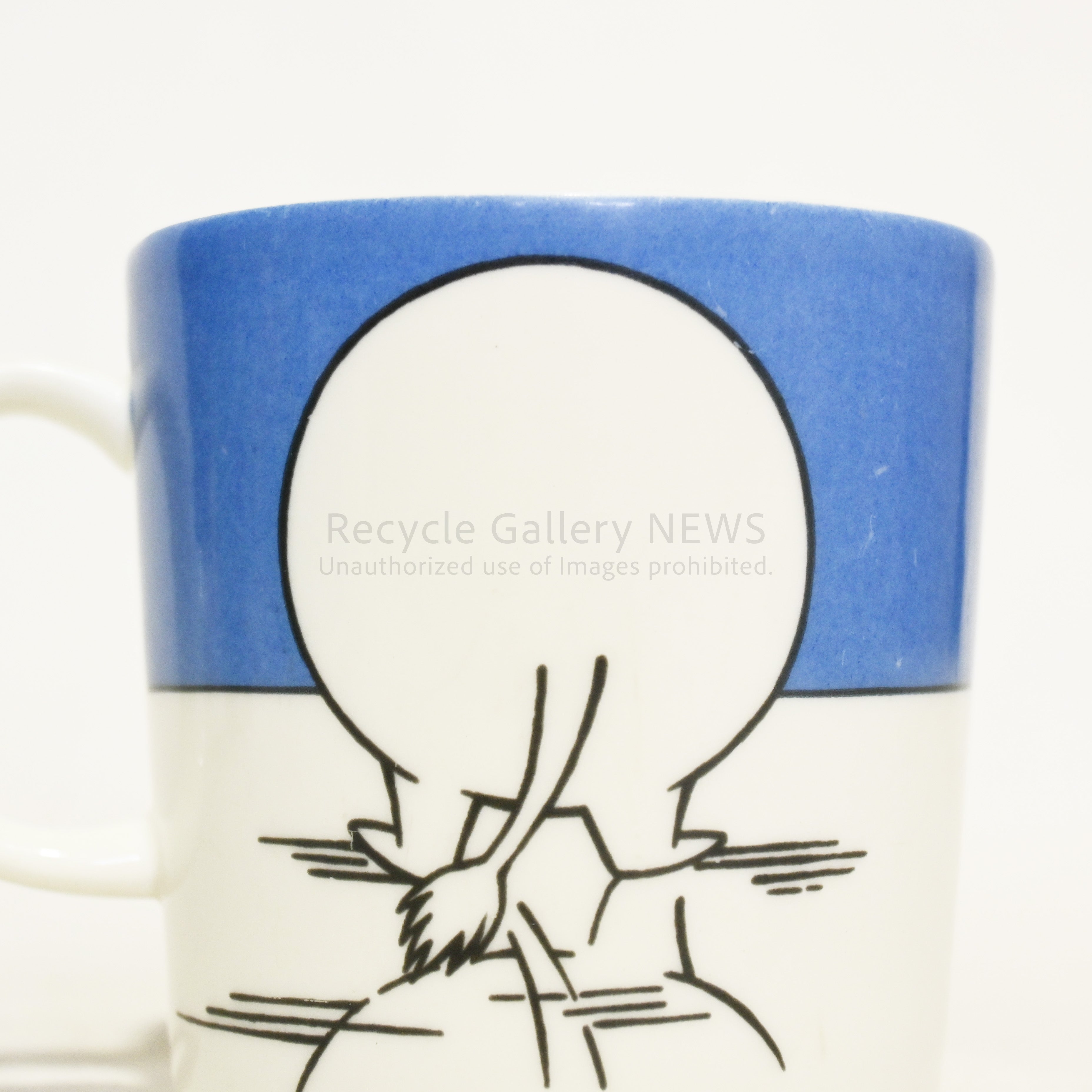 MOOMIN ARABIA Mug Moomintroll on Ice Vintage Scandinavian / ムーミン アラビア マグ ムーミントロール・オン・アイス ヴィンテージ 北欧