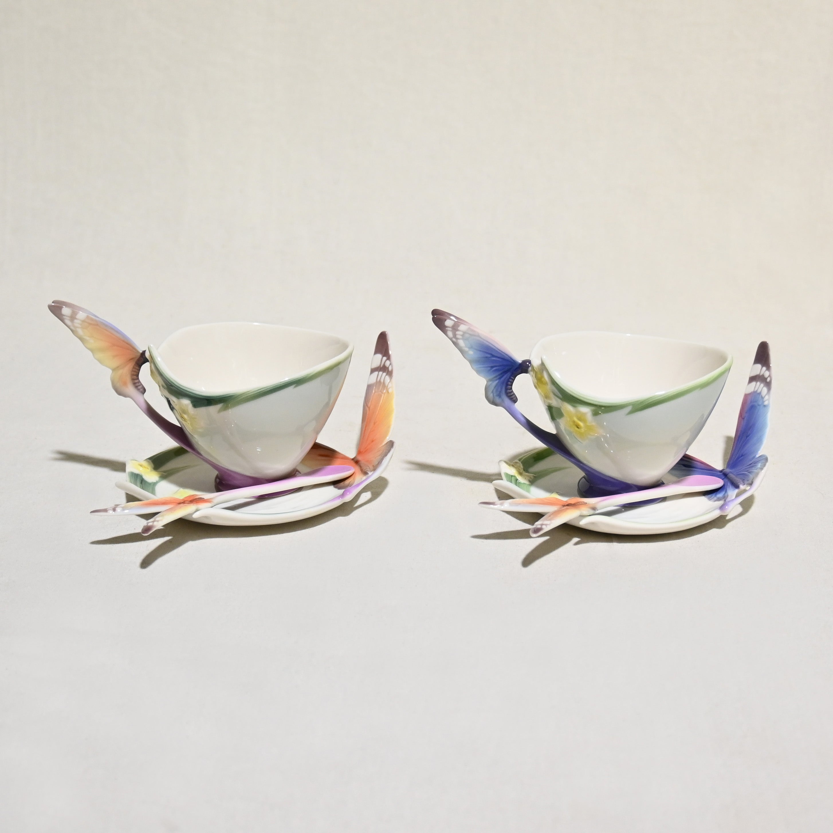 Franz Collection Papillon Butterfly Cup Saucer & Spoon Taiwan / フランツ 蝶舞 カップアンドソーサー＋ティースプーン 台湾