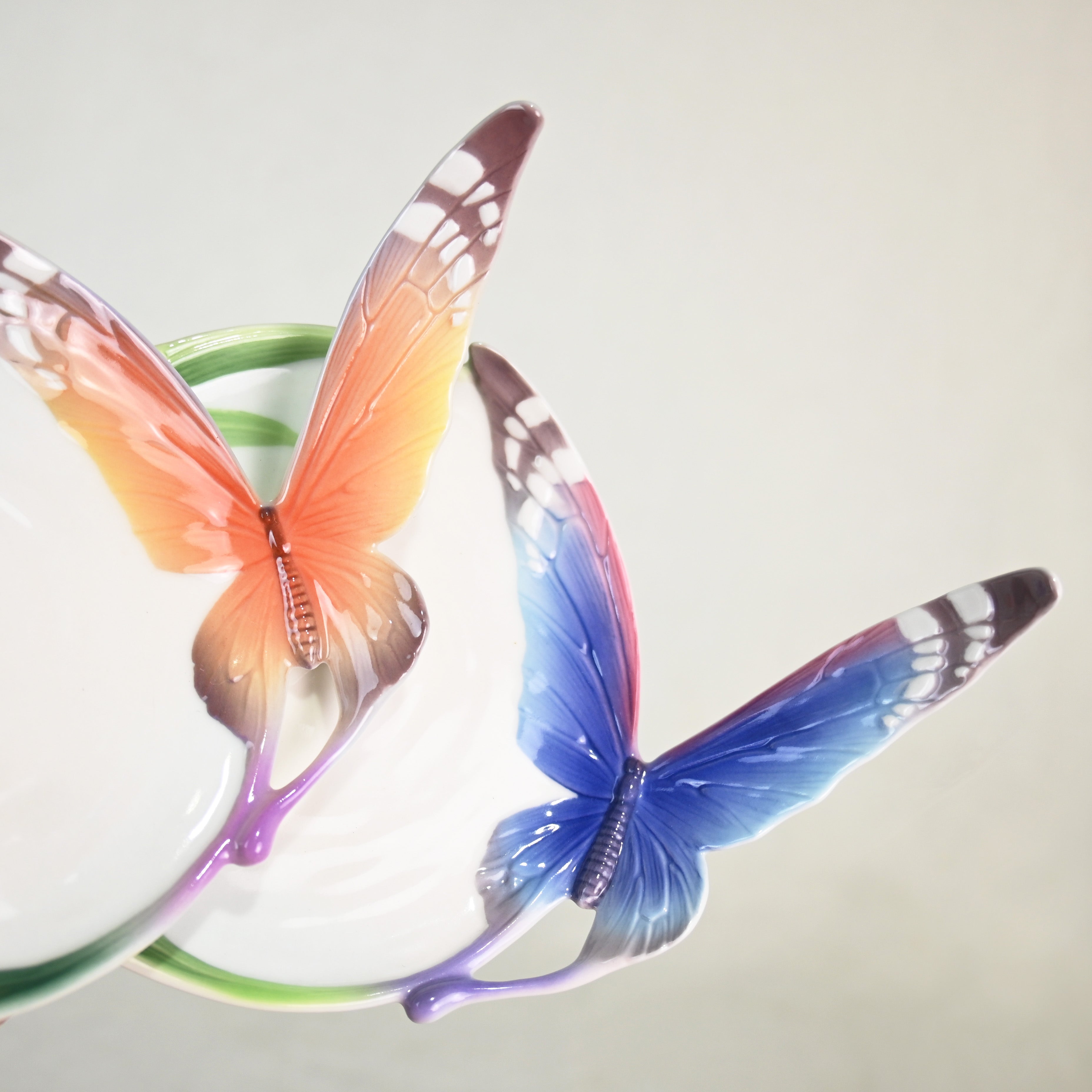 Franz Collection Papillon Butterfly Cup Saucer & Spoon Taiwan / フランツ 蝶舞 カップアンドソーサー＋ティースプーン 台湾