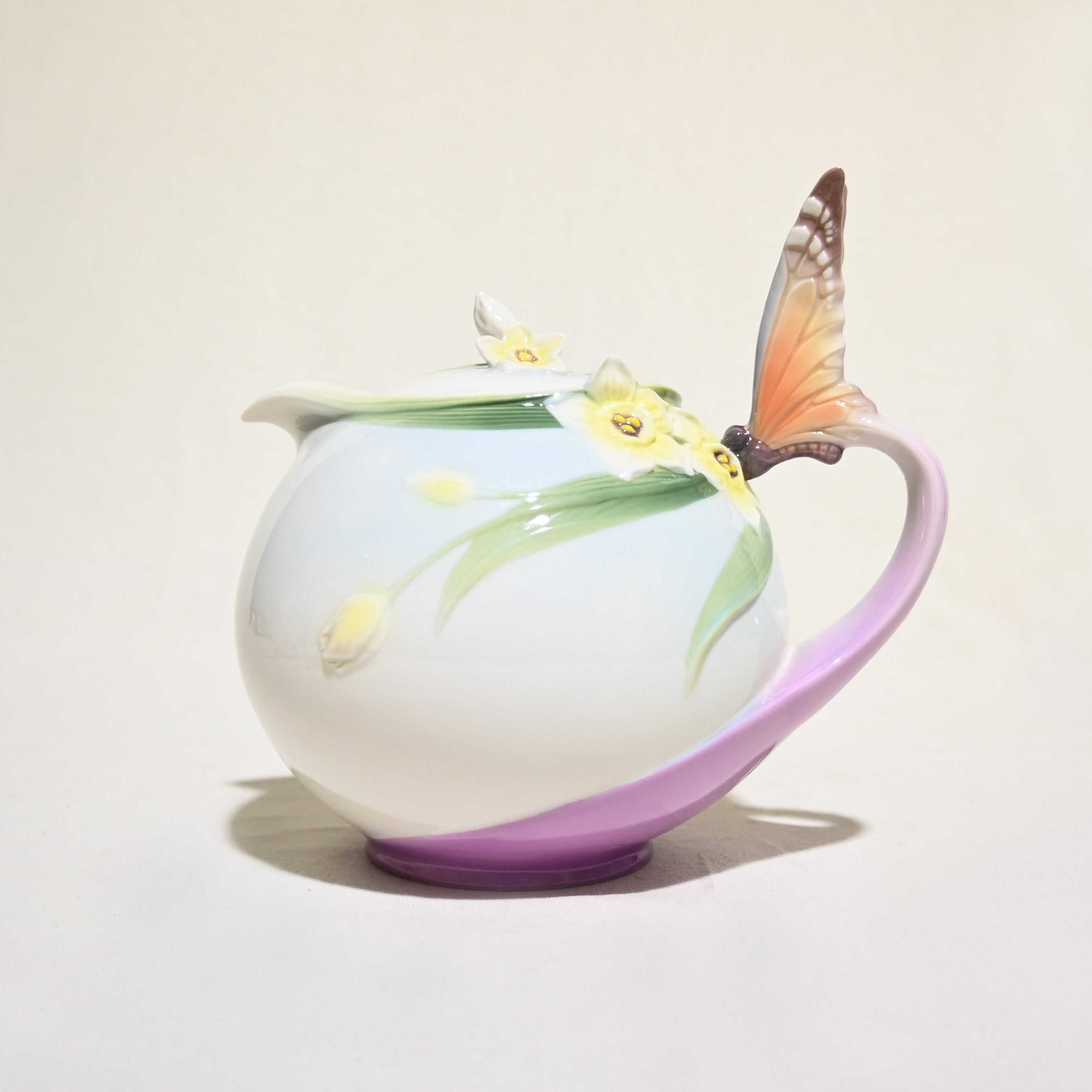 Franz Collection Papillon Butterfly Teapot Taiwan / フランツ 蝶舞 陶磁器 ティーポット 台湾