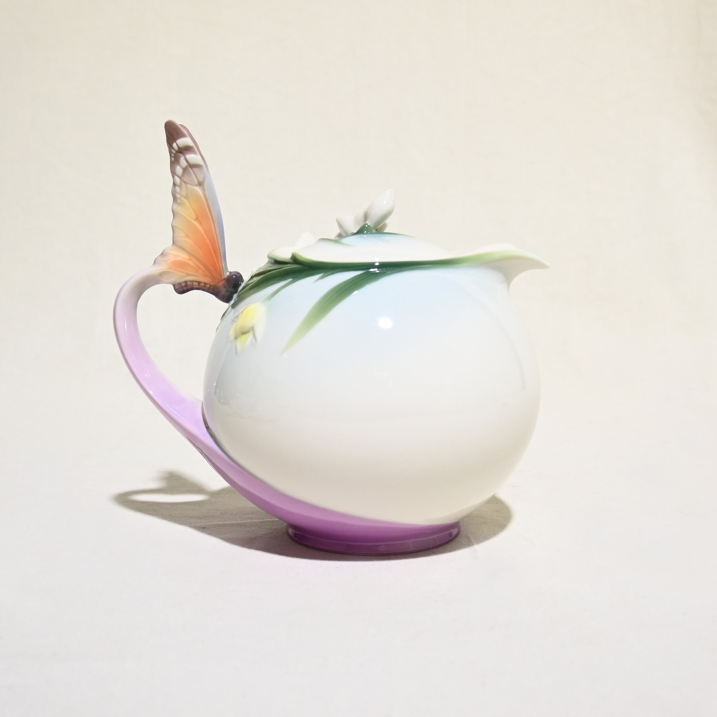 Franz Collection Papillon Butterfly Teapot Taiwan / フランツ 蝶舞 陶磁器 ティーポット 台湾