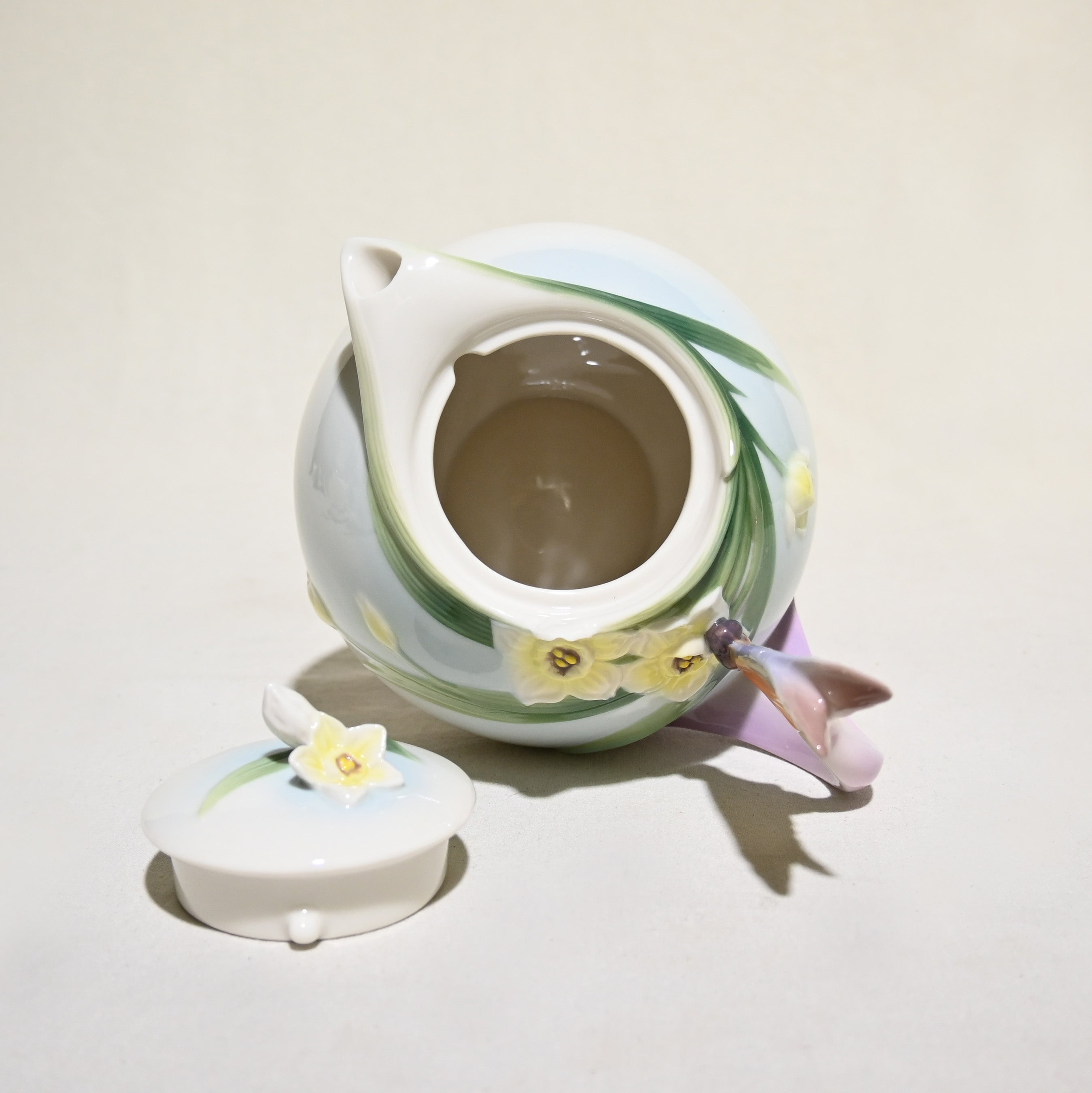 Franz Collection Papillon Butterfly Teapot Taiwan / フランツ 蝶舞 陶磁器 ティーポット 台湾