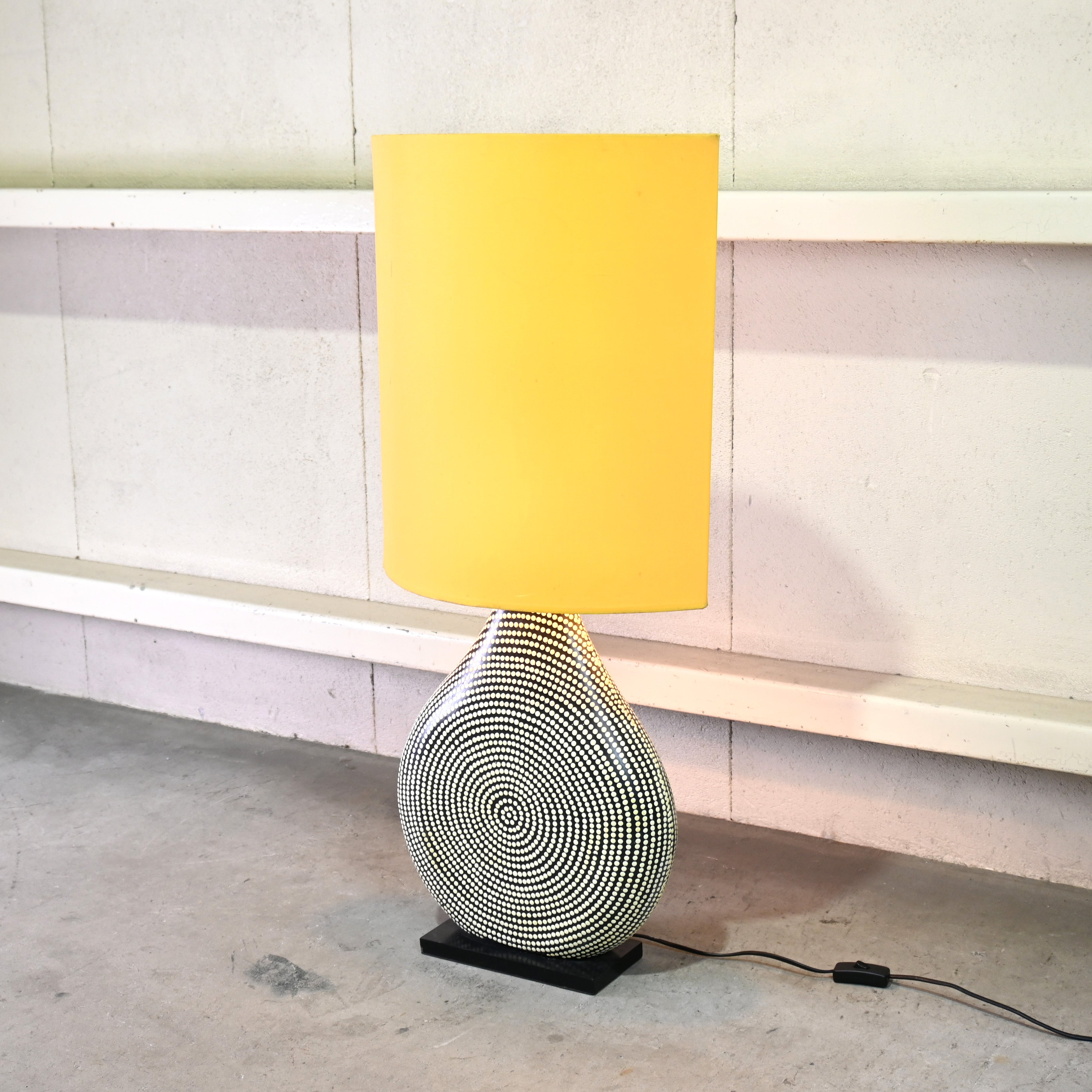 Bari 2000's Floor lamp Dot pattern Plastic Asian style / バリ 2000年代 フロアライト ドットパターン プラスチック アジアンスタイル