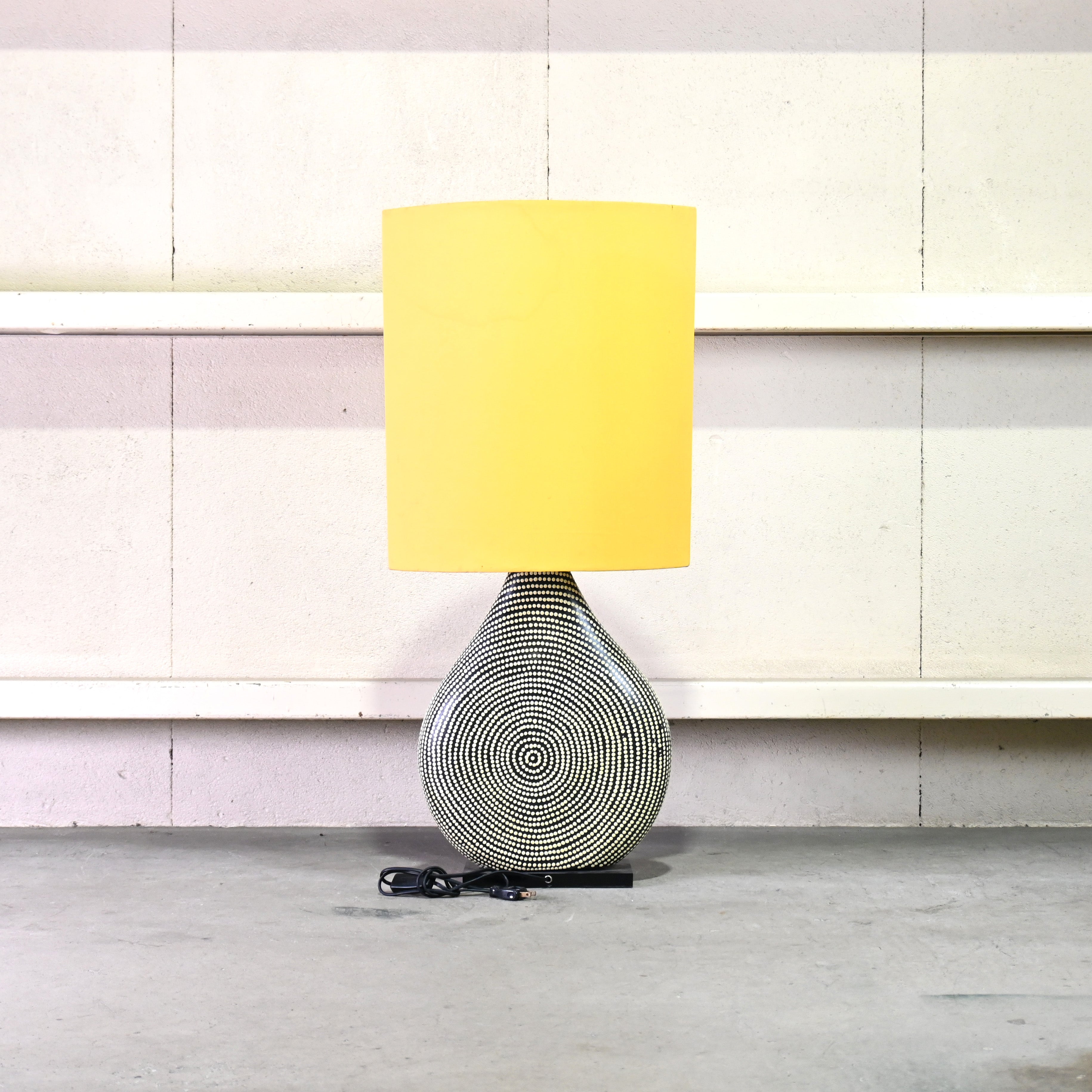 Bari 2000's Floor lamp Dot pattern Plastic Asian style / バリ 2000年代 フロアライト ドットパターン プラスチック アジアンスタイル