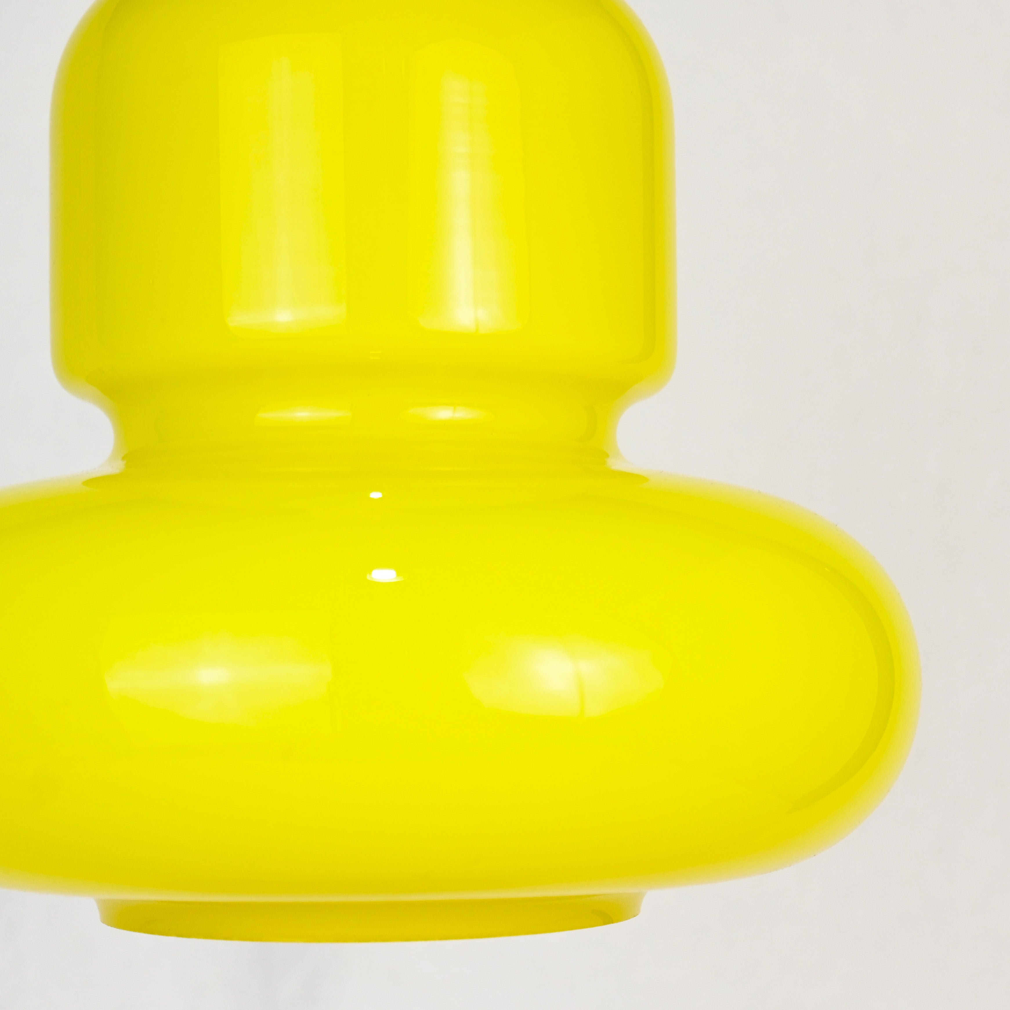 National Glass shade Pendant light Yellow 1970's Japan vintage Scandinavian design / ナショナル ガラスシェード ペンダントライト イエロー 1970年代 ジャパンヴィンテージ 北欧デザイン