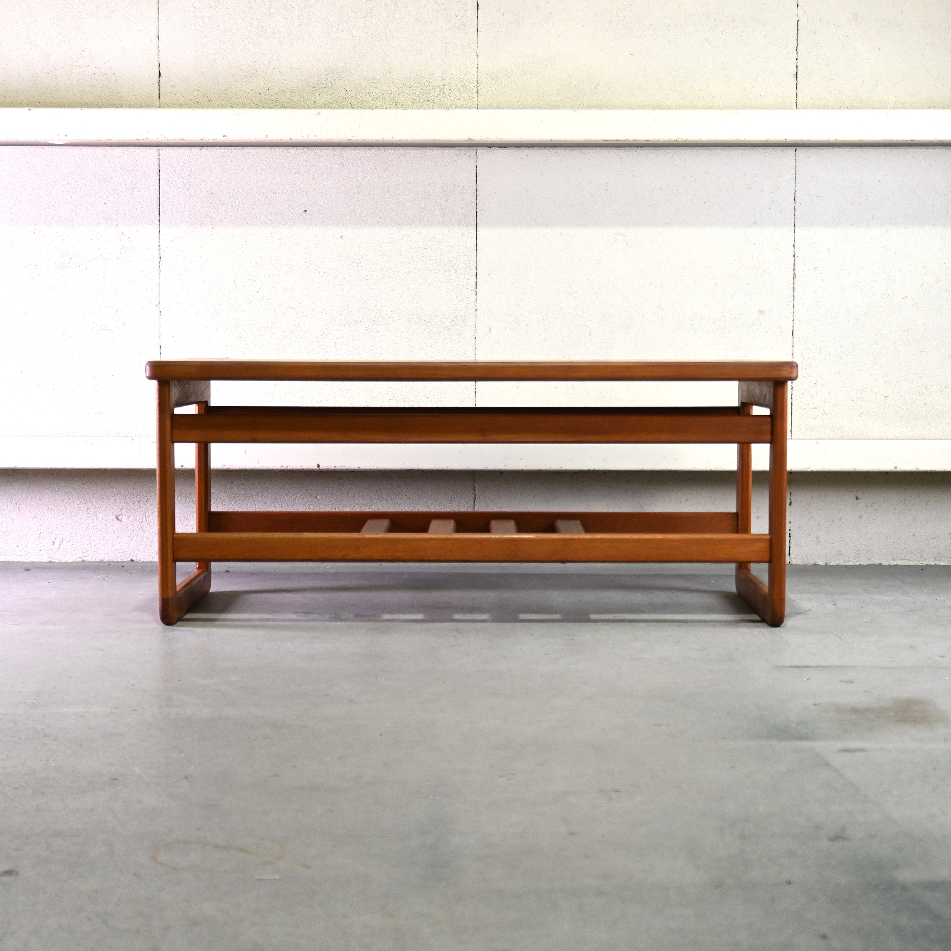 AnBerCraft Teak wood × Ceramic tile Coffee table Remake British vintage Scandinavian design / アンバークラフト チーク材 × セラミックタイル コーヒーテーブル リメイク イギリスヴィンテージ 北欧デザイン