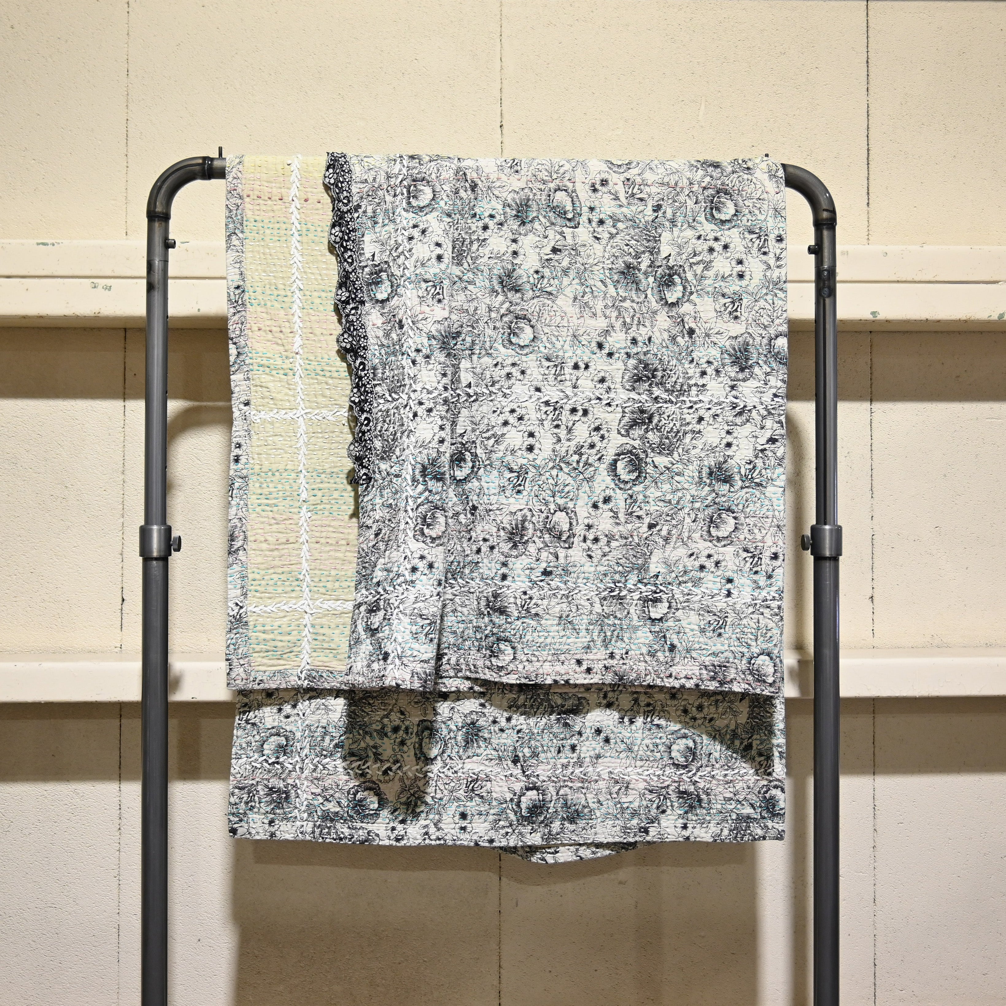 En fil d'Indienne Multi quilt cover French fabric / オンフィルダンディエンヌ マルチ キルト カバー フランス ファブリック