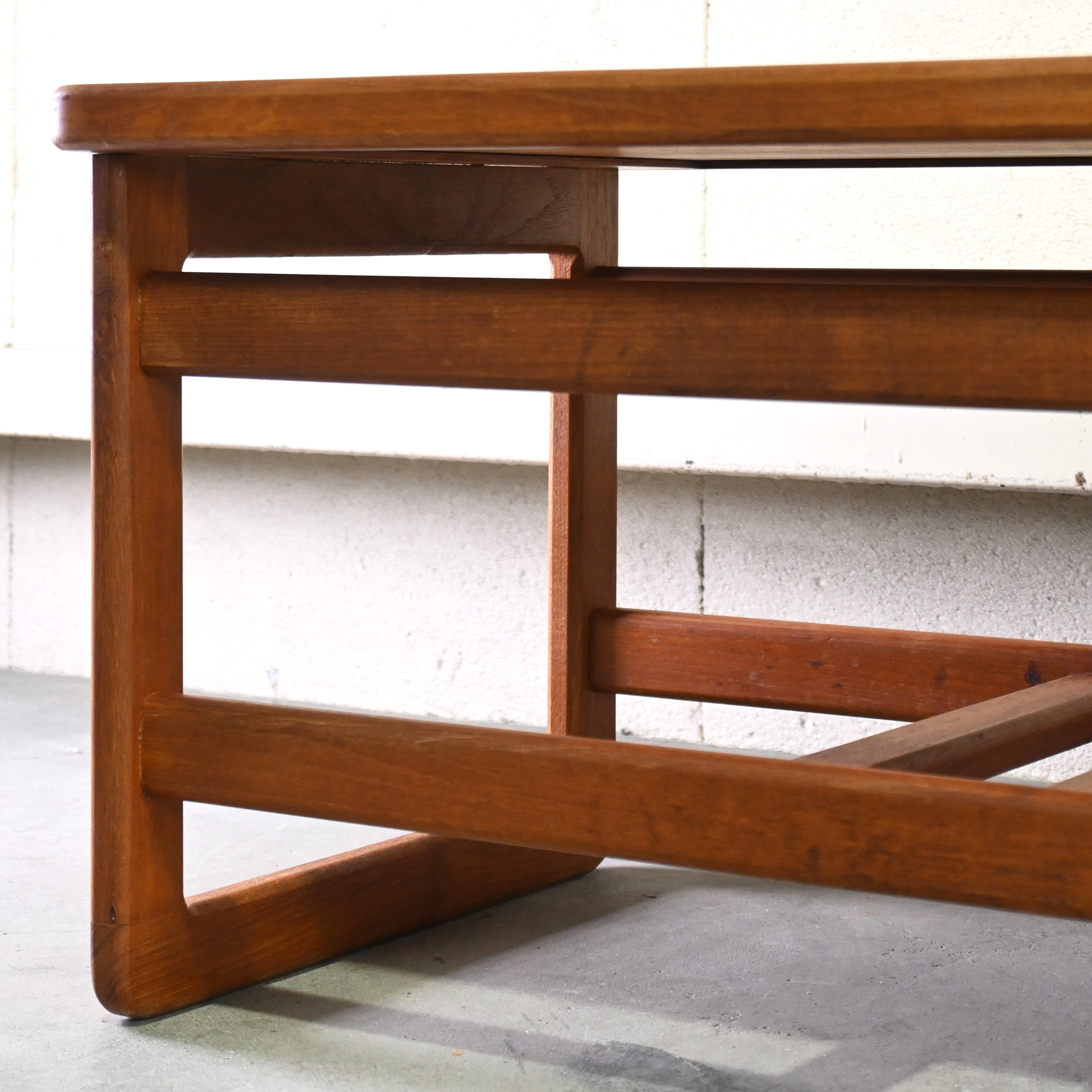 AnBerCraft Teak wood × Ceramic tile Coffee table Remake British vintage Scandinavian design / アンバークラフト チーク材 × セラミックタイル コーヒーテーブル リメイク イギリスヴィンテージ 北欧デザイン