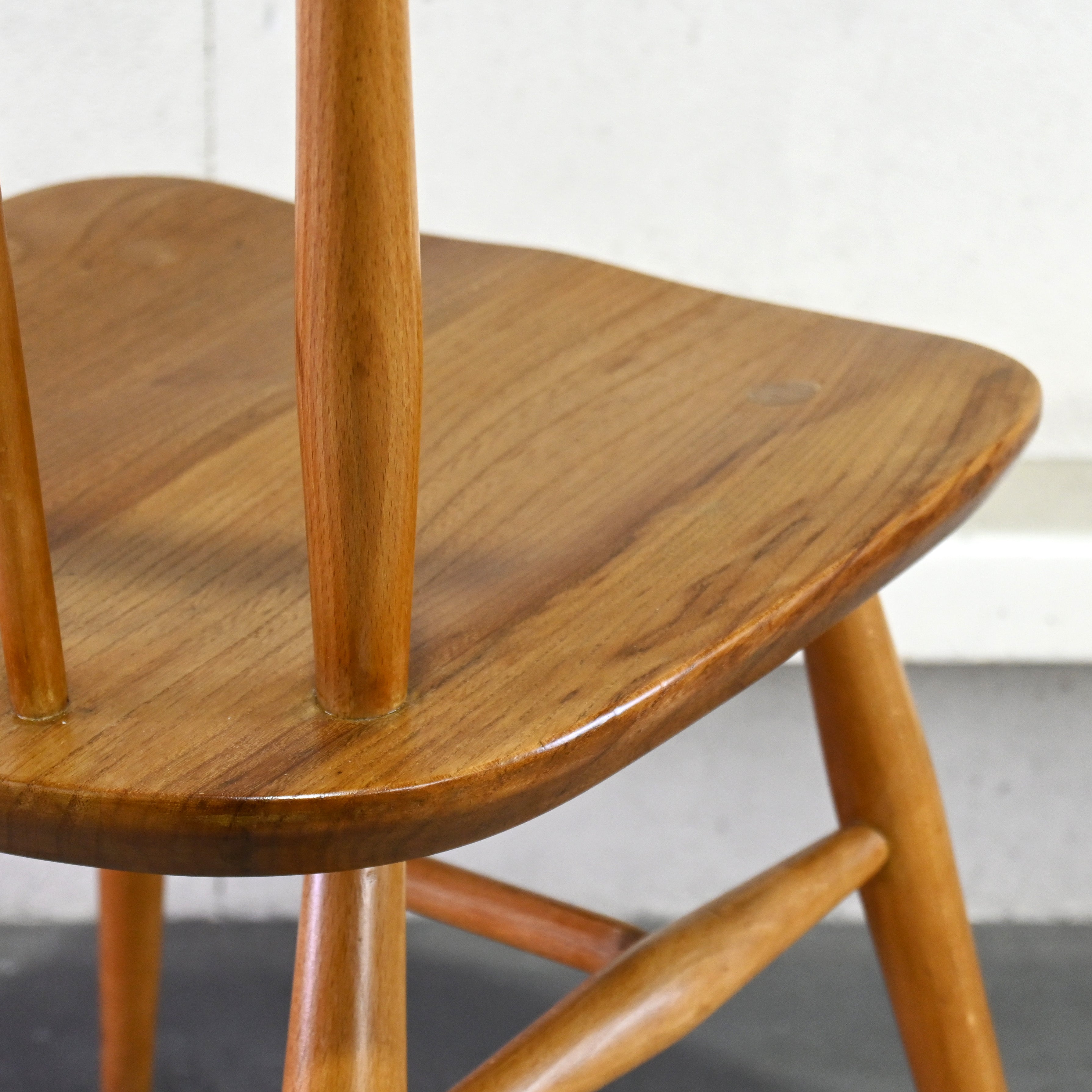 Ercol Fan back chair Windsor chair 1980~90’s Elm × Beechwood UK Furniture / アーコール ファンバックチェア ウィンザーチェア 1980~90年代 エルム材 ニレ材 英国家具