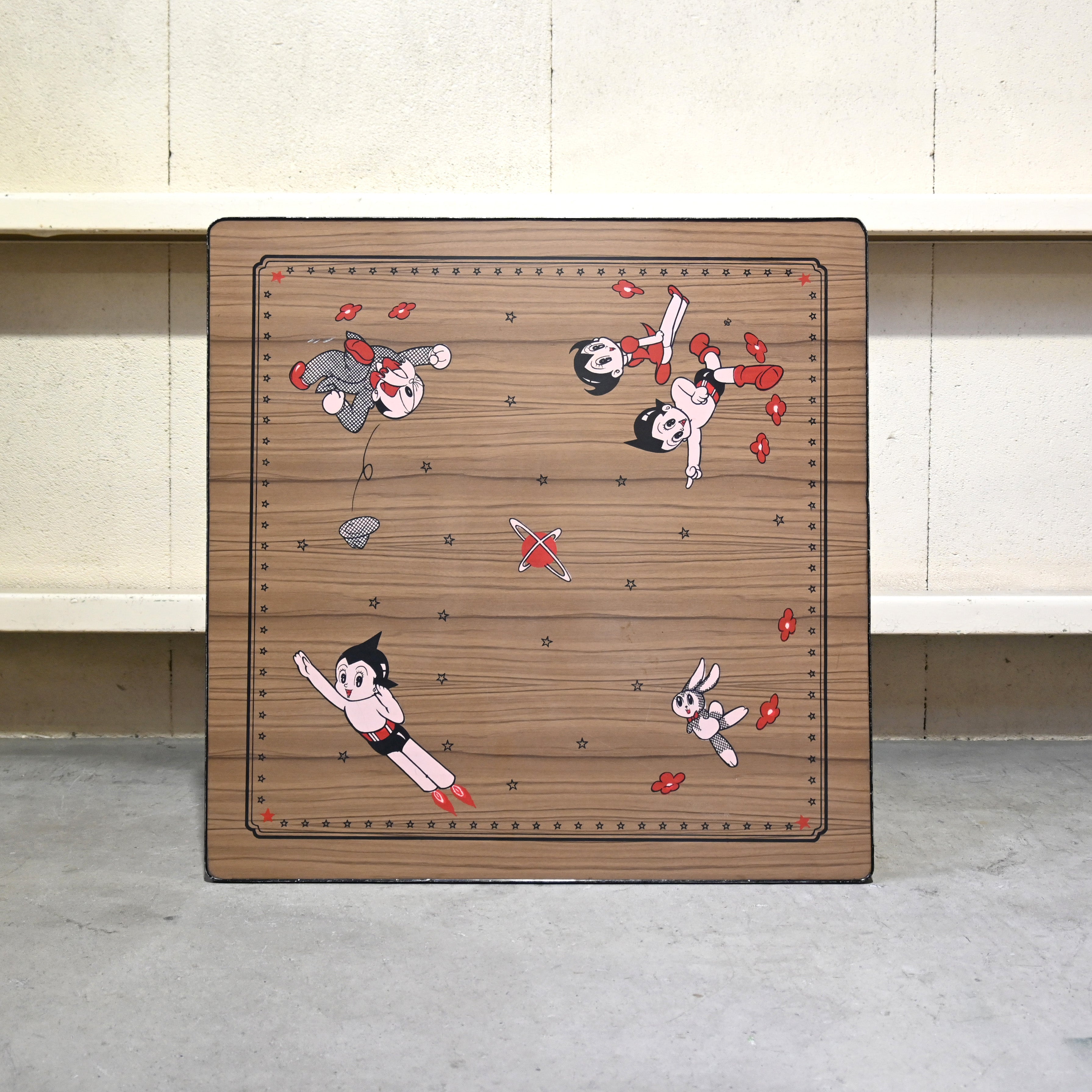 TEZUKA OSAMU Astro Boy Japanese Kotatsu Tabletop Vintage / 手塚治虫 鉄腕アトム 炬燵天板 昭和レトロ ヴィンテージ